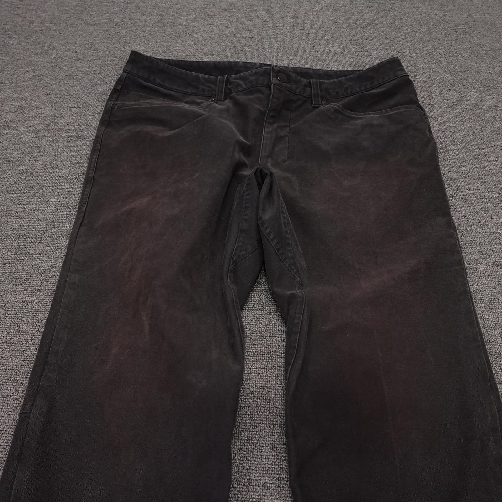 Lululemon Pants Mens 34x33 Black ABC Utilitech Slim Fit Stretch 5 Pocket Chino - Thumbnail 2