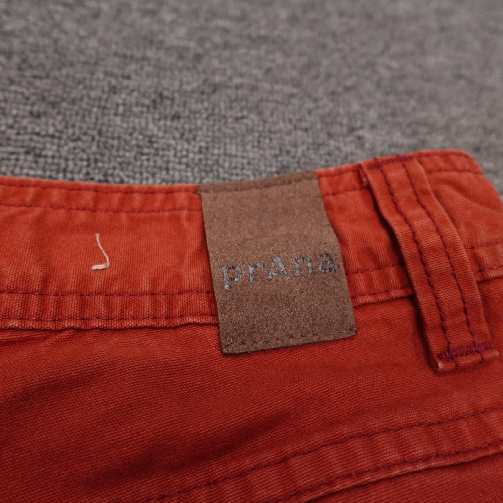 PrAna Pants Mens 34x29 Orange Slim Fit Organic Cotton Stretch Chino Casual - Thumbnail 6