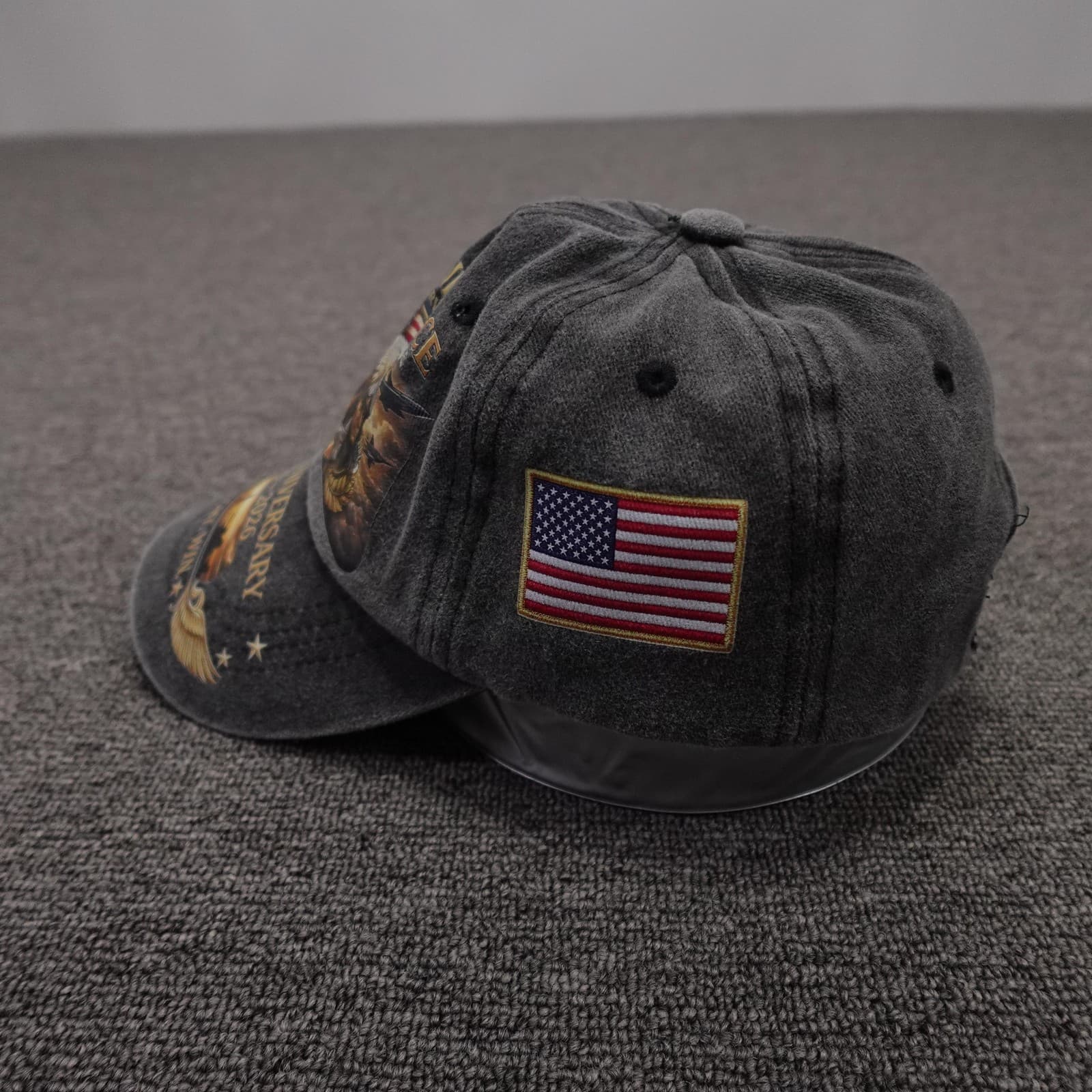 U.S. Air Force Hat Cap Strap Back Mens One Size Gray Baseball 250th Anniversary - Thumbnail 3