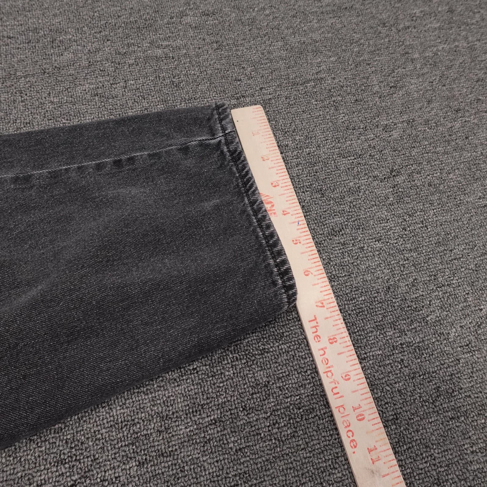 Levi's Premium Dad Jeans Womens 30x30 Charcoal Relaxed Straight Denim - Thumbnail 14