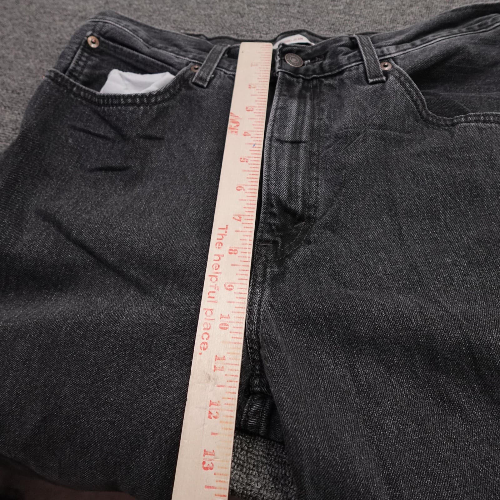 Levi's Premium Dad Jeans Womens 30x30 Charcoal Relaxed Straight Denim - Thumbnail 12