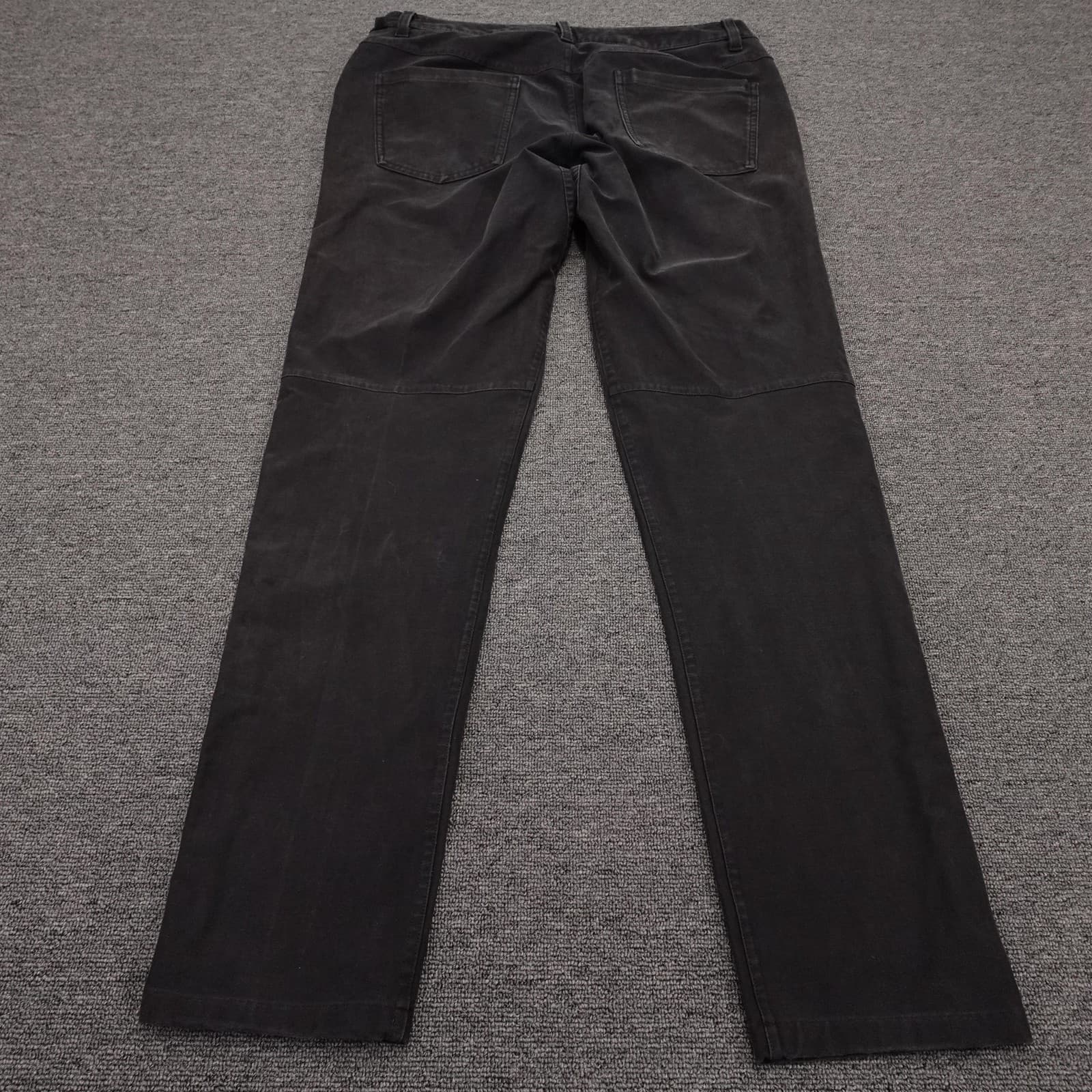 Lululemon Pants Mens 34x33 Black ABC Utilitech Slim Fit Stretch 5 Pocket Chino - Thumbnail 3