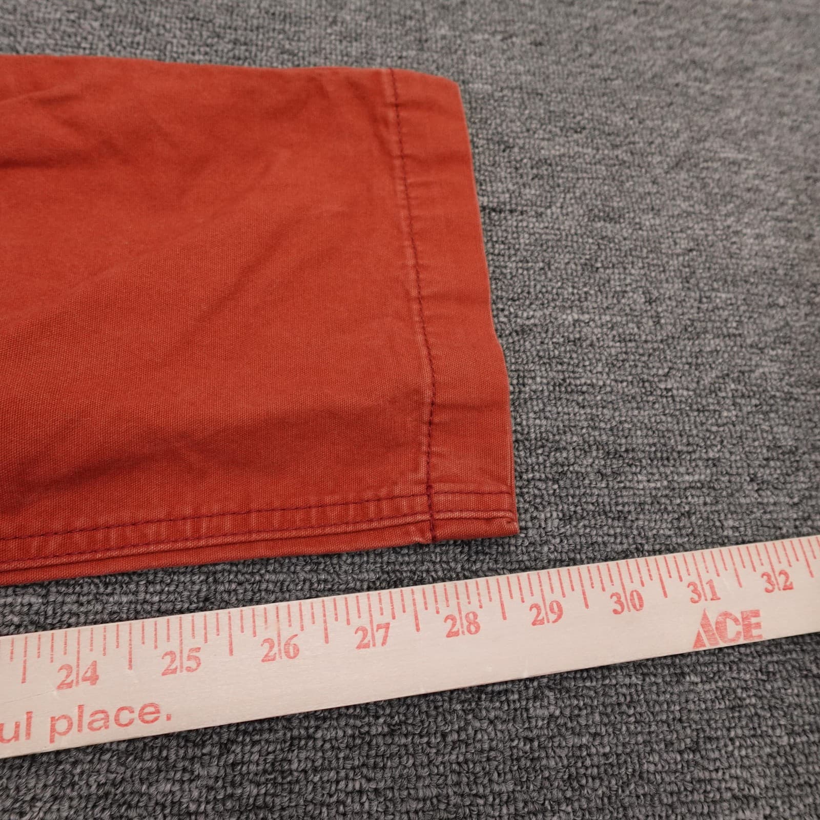 PrAna Pants Mens 34x29 Orange Slim Fit Organic Cotton Stretch Chino Casual - Thumbnail 9