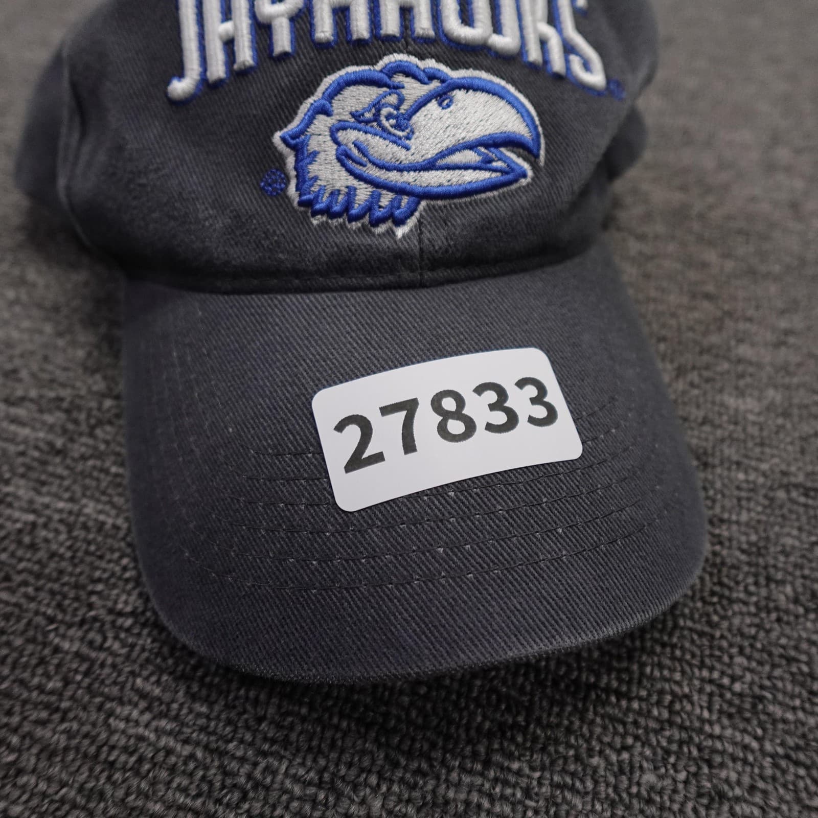 Kansas Jayhawks Hat Cap Strap Back One Size Blue NCAA Basketball Signatures - Thumbnail 7