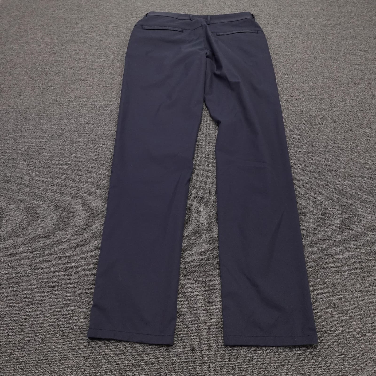 Jack Archer Pants Mens 34x34 Deep Blue Microfiber Chino Straight Leg Casual - Thumbnail 3