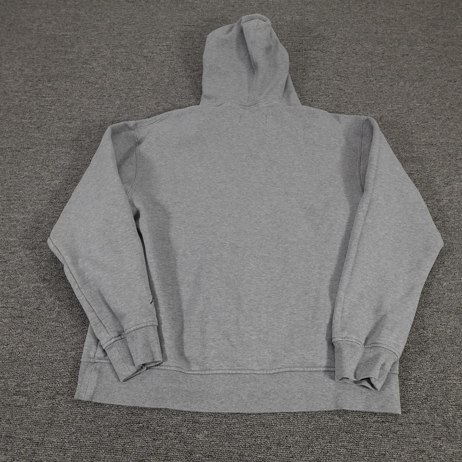 Jordan Hoodie Youth Medium Gray Jumpman Logo Fleece Pullover Sweatshirt - Thumbnail 9