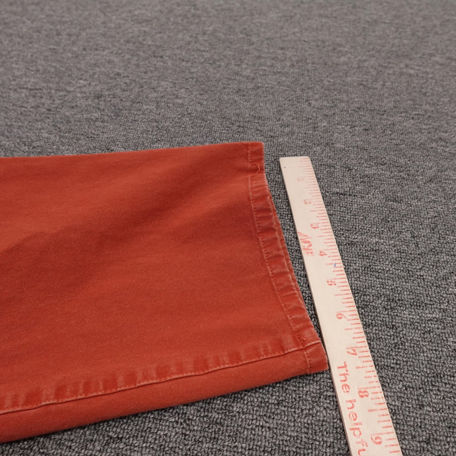 Bonobos Pants Mens 34x28 Orange Stretch Chino Straight Leg Casual Cotton - Thumbnail 11