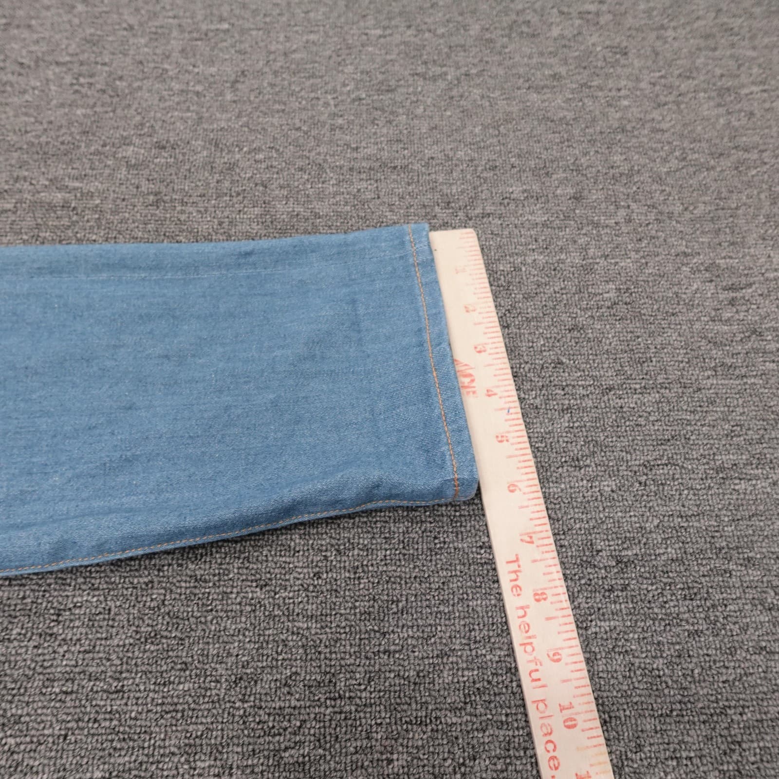 KATO' By Hiroshi Kato The Pen Slim Jeans Mens 31x32 Blue Raw Stretch Denim Pants - Thumbnail 13