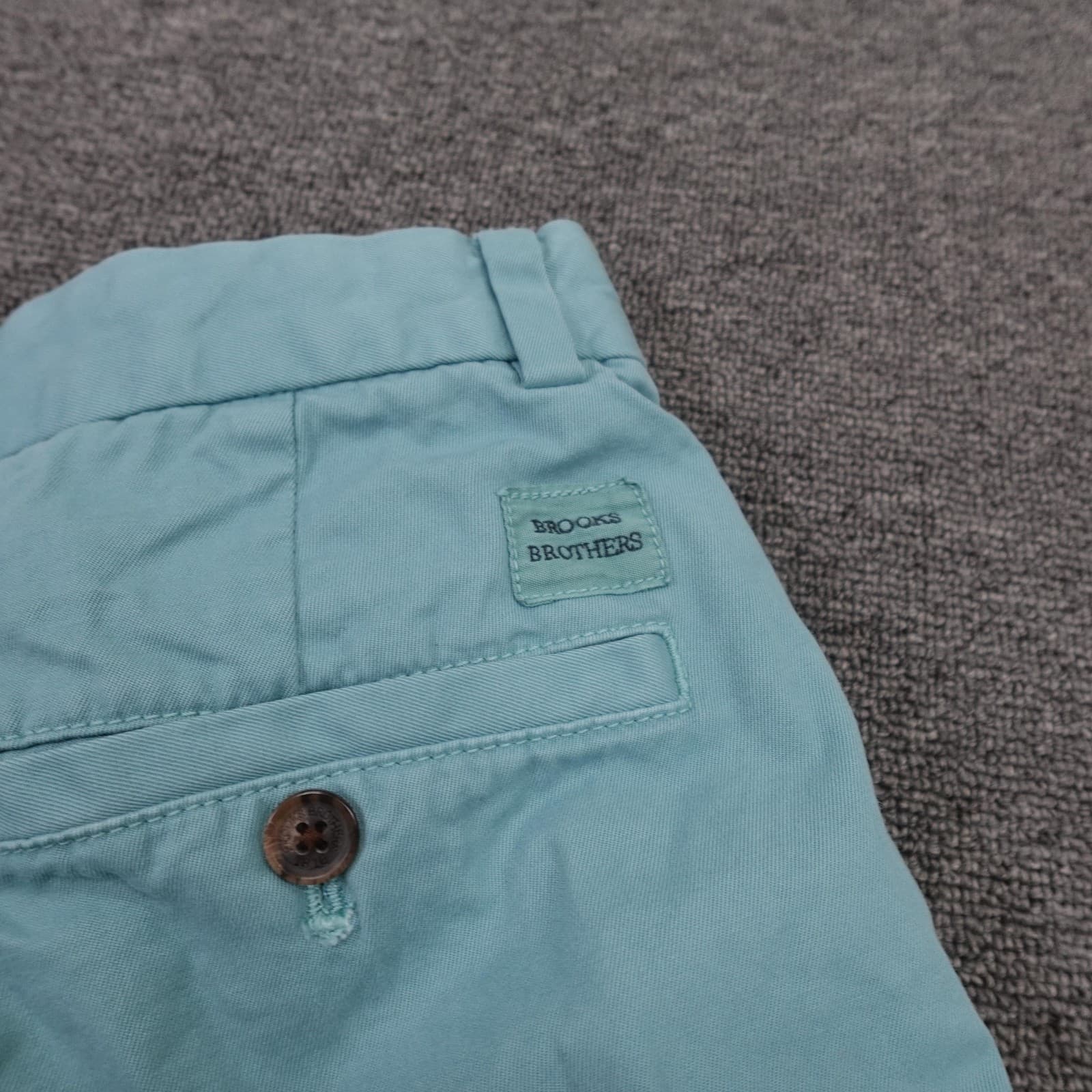 Brooks Brothers Pants Mens 32x29 Blue Chino Clark Fit Straight Leg Casual - Thumbnail 4