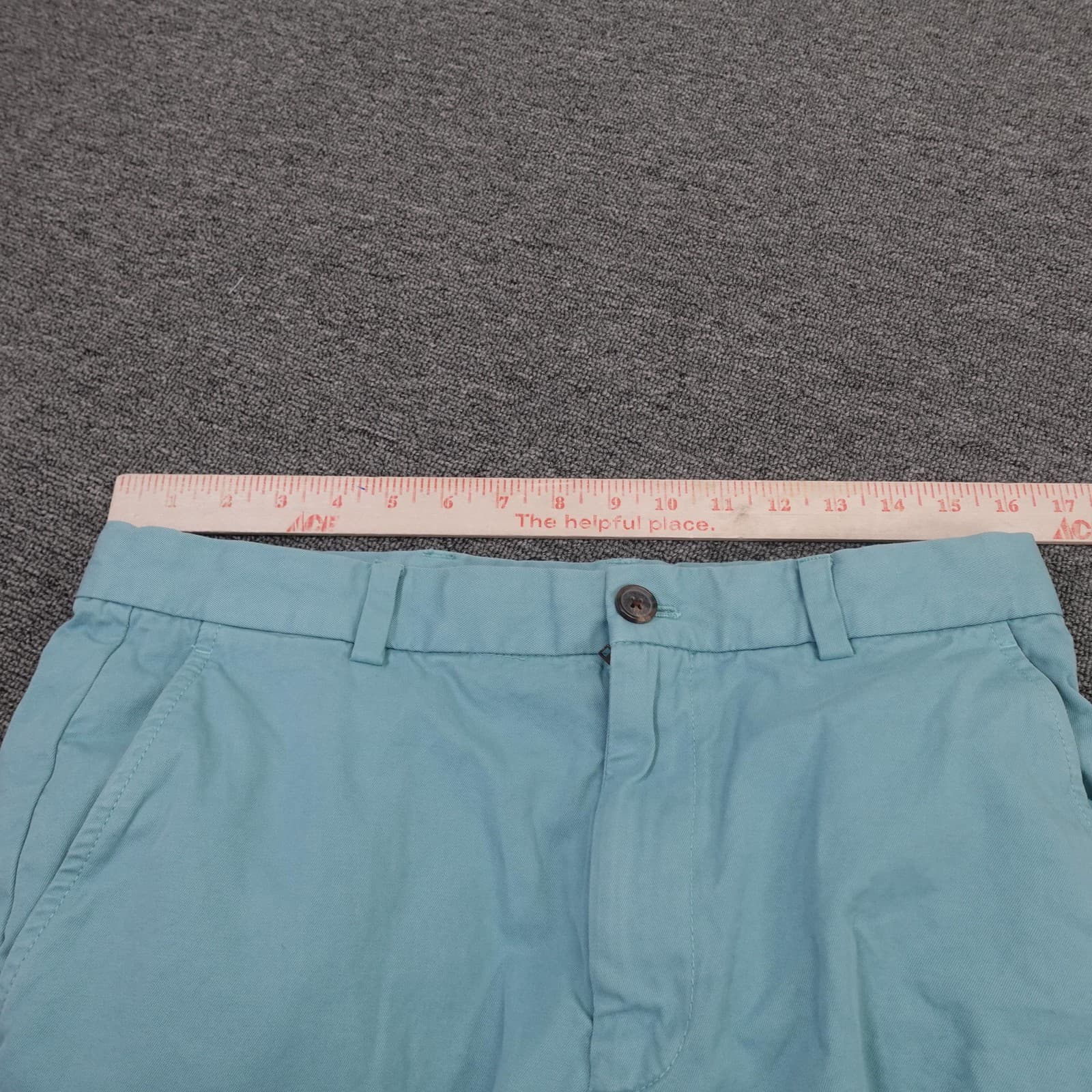Brooks Brothers Pants Mens 32x29 Blue Chino Clark Fit Straight Leg Casual - Thumbnail 8