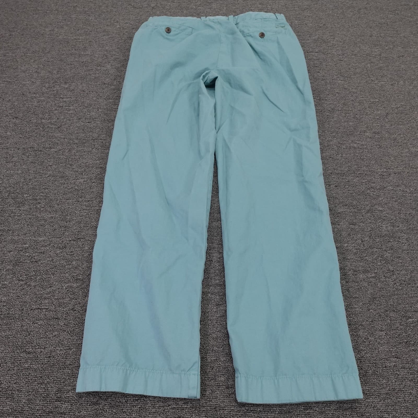 Brooks Brothers Pants Mens 32x29 Blue Chino Clark Fit Straight Leg Casual - Thumbnail 3