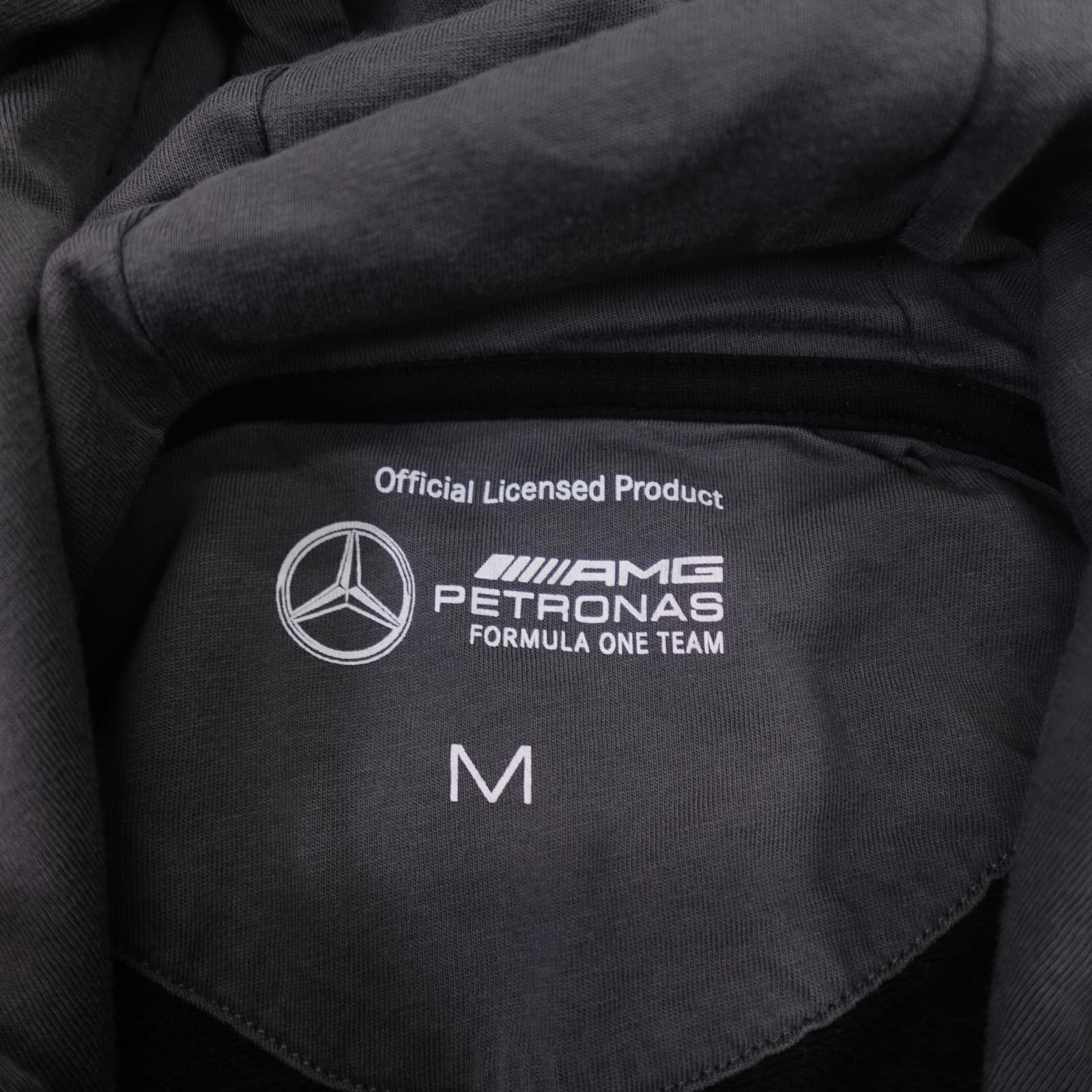 Mercedes AMG Petronas Sweatshirt Mens Medium Black Formula 1 Racing Hoodie GR63 - Thumbnail 4