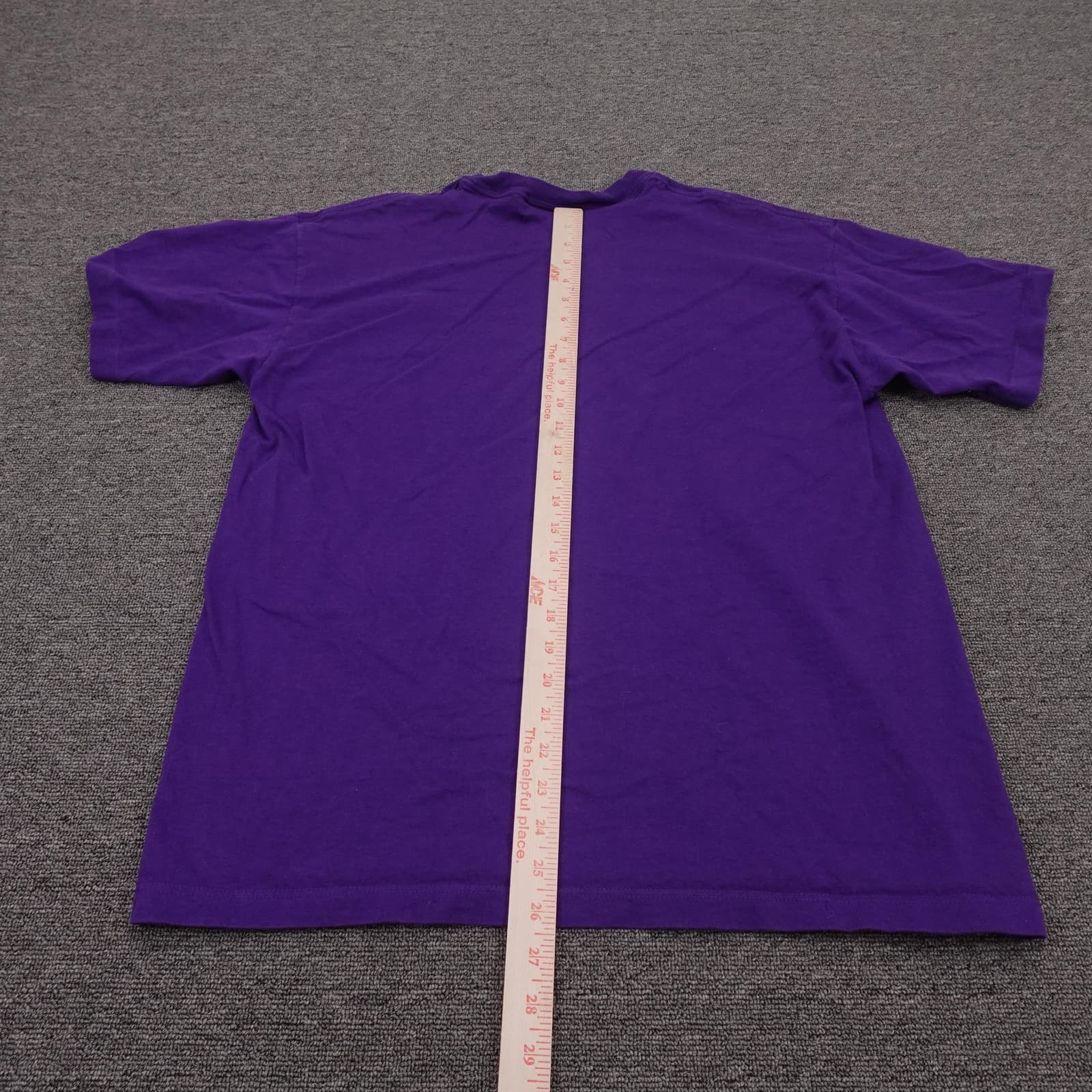 Vintage Reebok Shirt Mens Large Purple Big Logo Graphic Tee Made USA 90s - Thumbnail 8