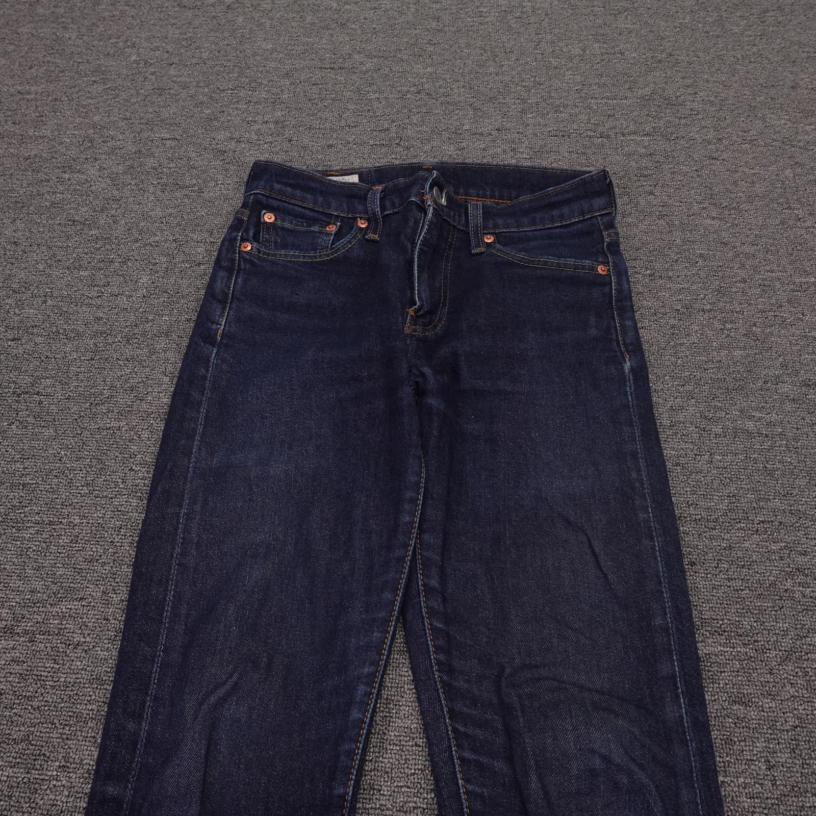 Levi's 510 Jeans Mens 28x30 Blue Dark Wash Skinny Slim Stretch Denim Pants - Thumbnail 2