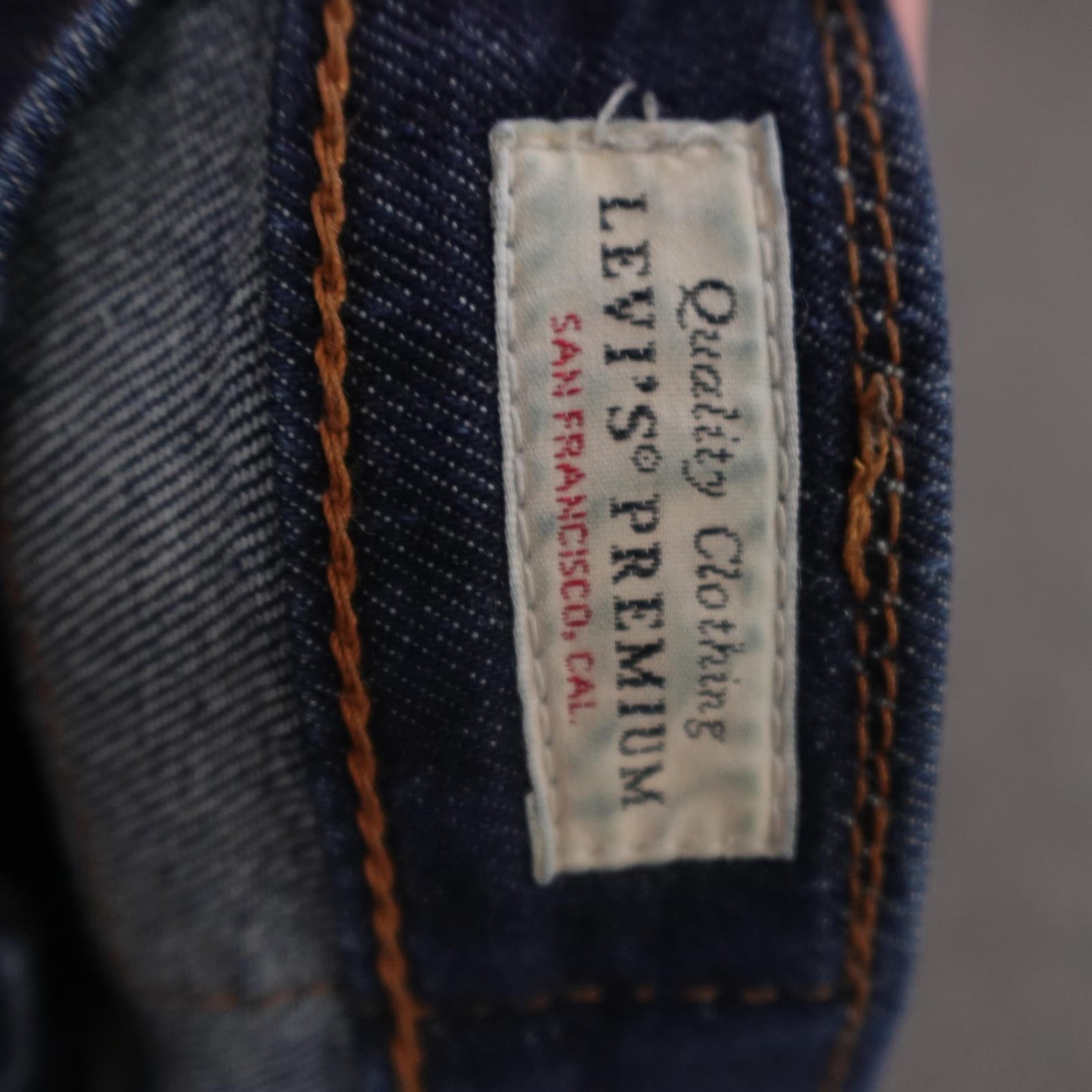 Levi's 510 Jeans Mens 28x30 Blue Dark Wash Skinny Slim Stretch Denim Pants - Thumbnail 6