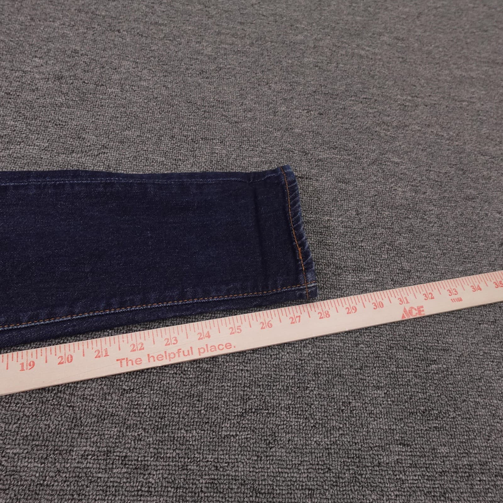 Levi's 510 Jeans Mens 28x30 Blue Dark Wash Skinny Slim Stretch Denim Pants - Thumbnail 10