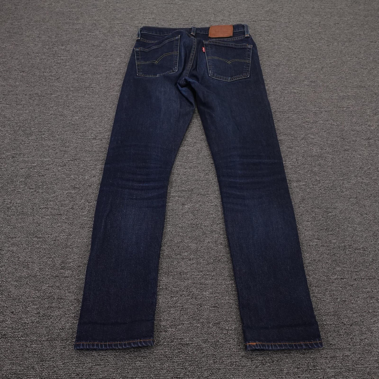 Levi's 510 Jeans Mens 28x30 Blue Dark Wash Skinny Slim Stretch Denim Pants - Thumbnail 3