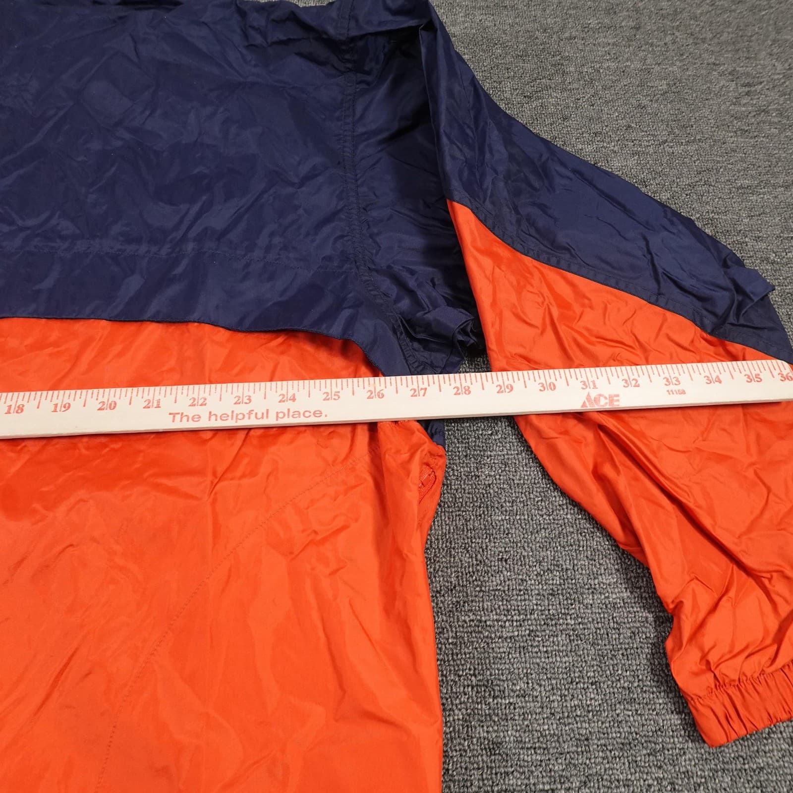 Vintage Denver Broncos Jacket Large Blue Orange NFL Football Center Swoosh 90s - Thumbnail 7
