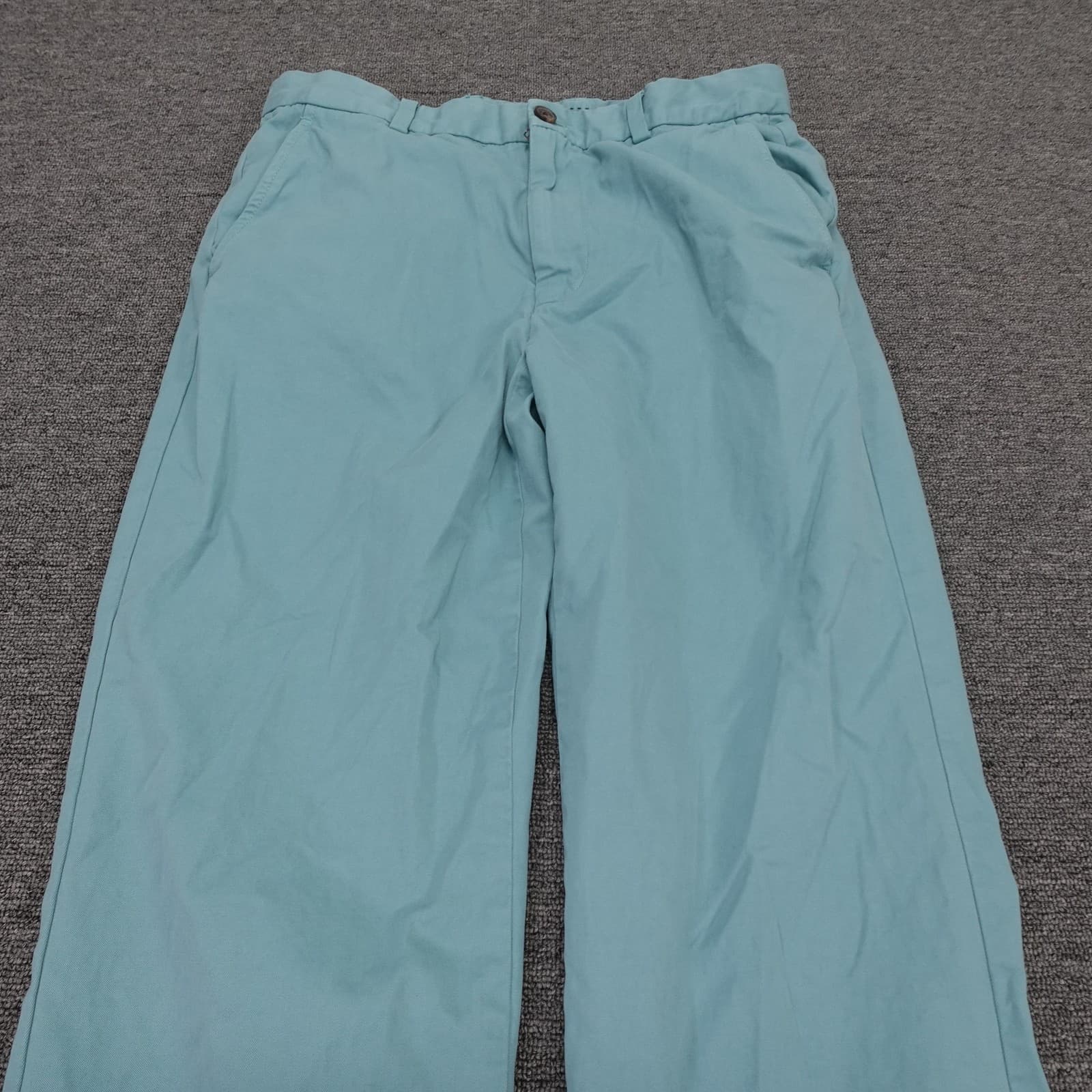 Brooks Brothers Pants Mens 32x29 Blue Chino Clark Fit Straight Leg Casual - Thumbnail 2