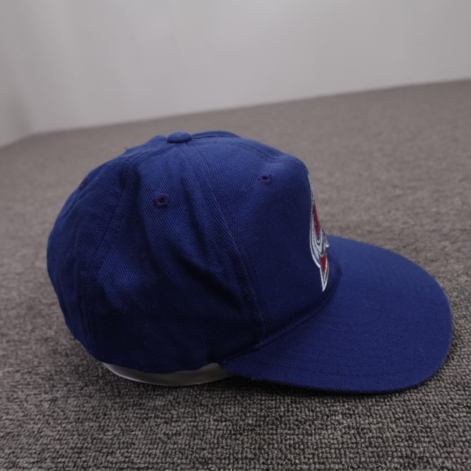 Vintage Colorado Avalanche Hat Cap Snap Back Mens One Size Blue NHL Hockey - Thumbnail 5