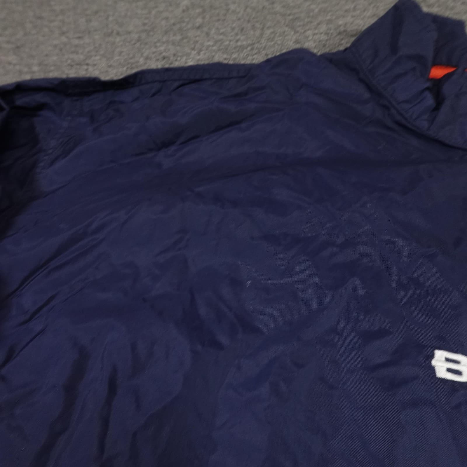 Vintage Denver Broncos Jacket Large Blue Orange NFL Football Center Swoosh 90s - Thumbnail 4