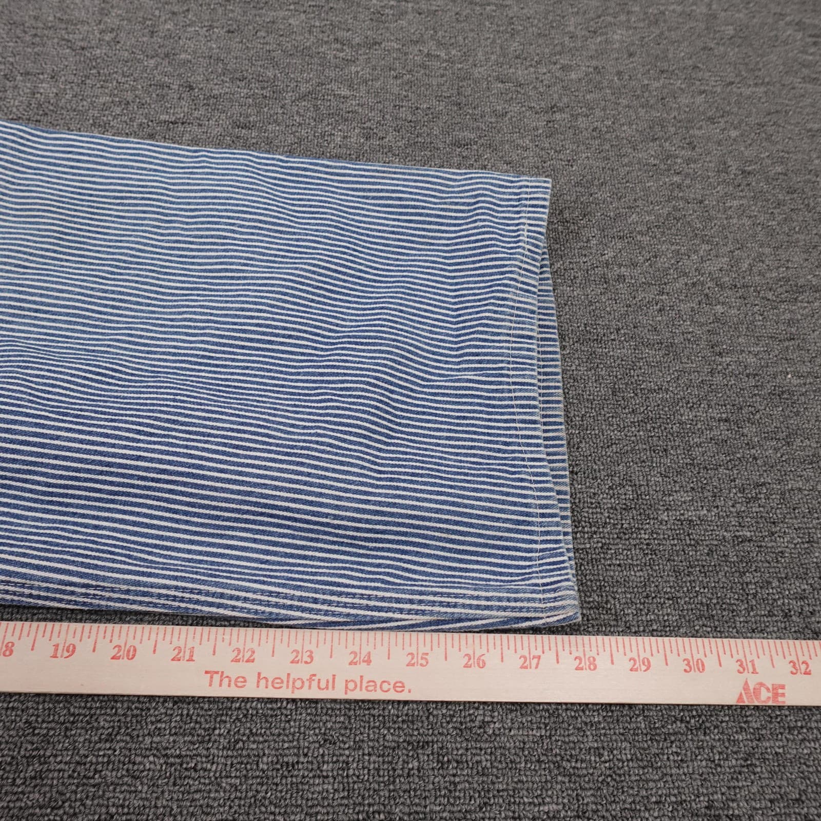 Vintage OshKosh B'gosh Overalls Vestbak 42x32 Union Railroad Stripe 70s USA - Thumbnail 15