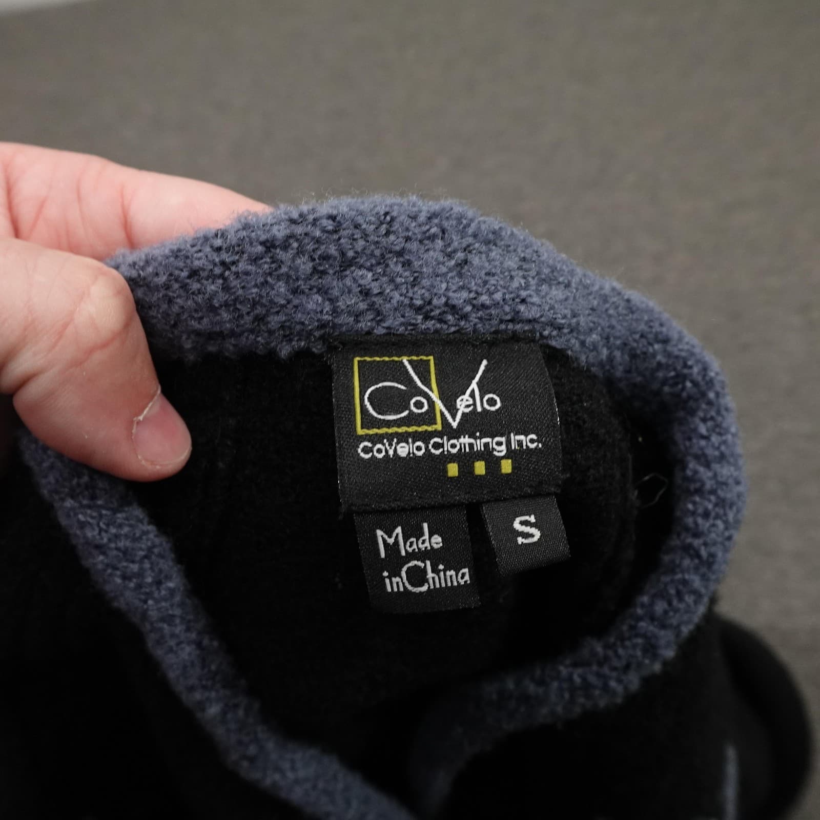 CoVelo Sweater Cardigan Womens Small Black Blue Embroidered Button Front Wool - Thumbnail 11