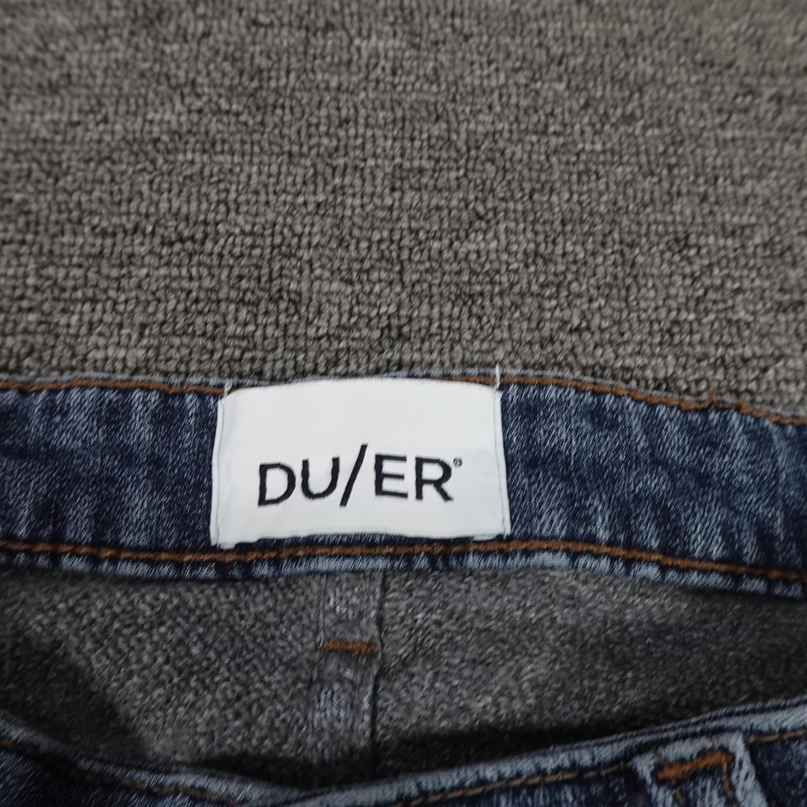 DUER Jeans Womens 25x30 Blue Straight Leg Performance Denim Stretch Casual - Thumbnail 3