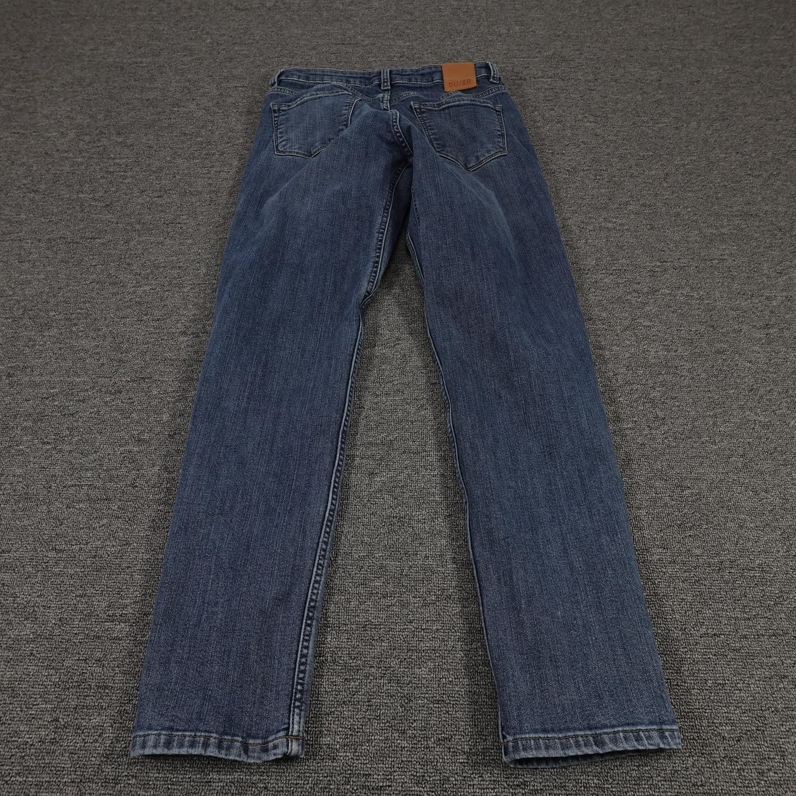 DUER Jeans Womens 25x30 Blue Straight Leg Performance Denim Stretch Casual - Thumbnail 6