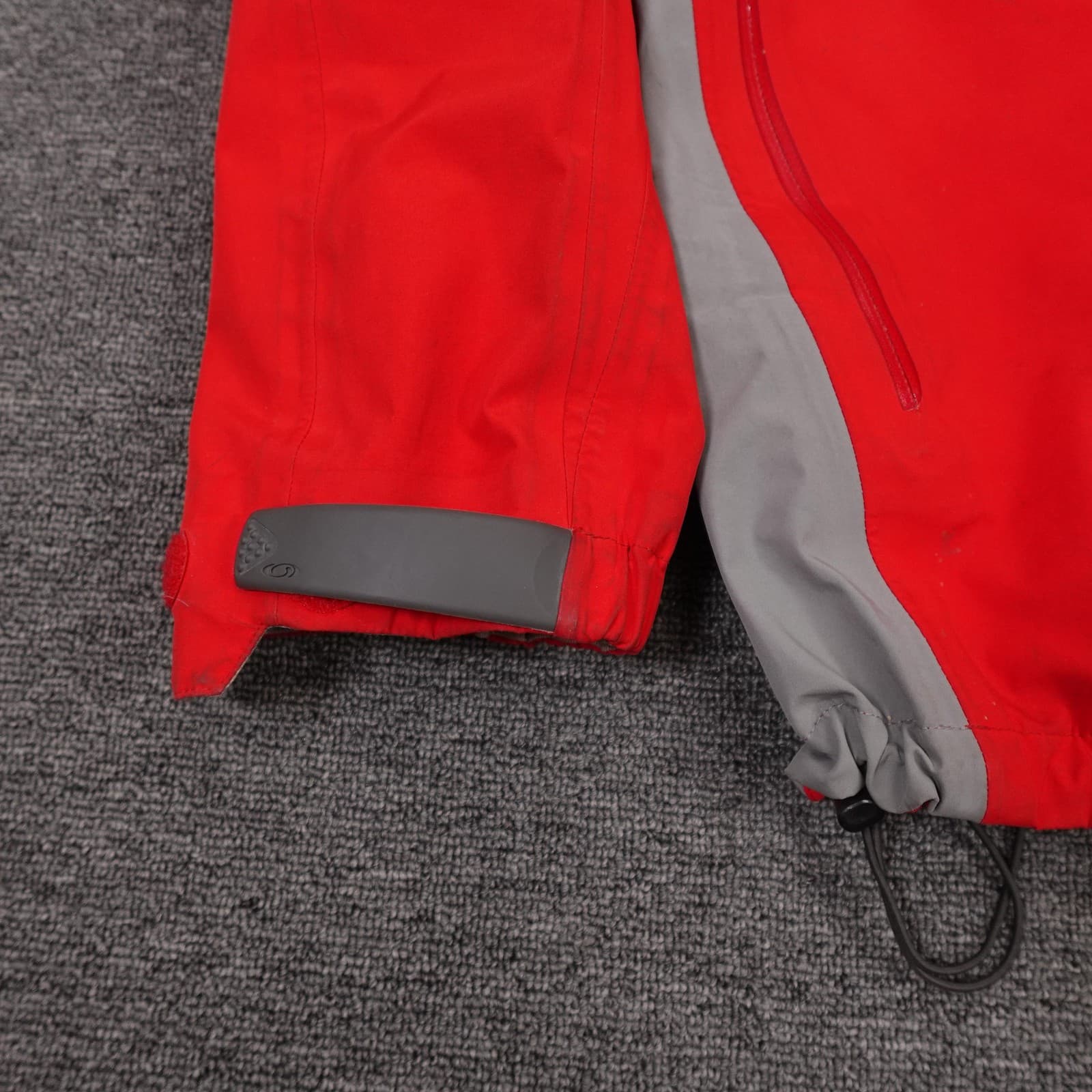 Vintage Salomon Jacket Mens Medium Red Gray Gore-Tex Ski Waterproof Y2K - Thumbnail 3