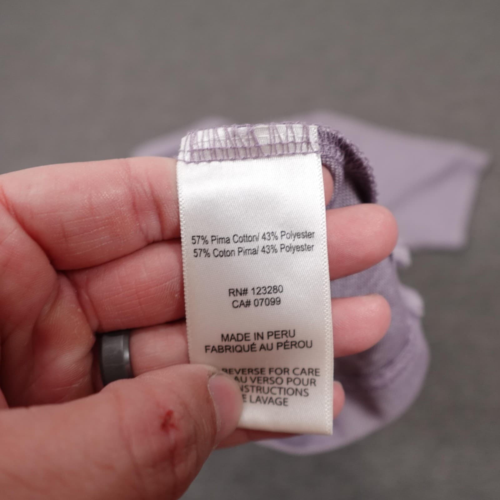 Travis Mathew Polo Shirt Mens Medium Purple Striped Pima Cotton Golf Performance - Thumbnail 8