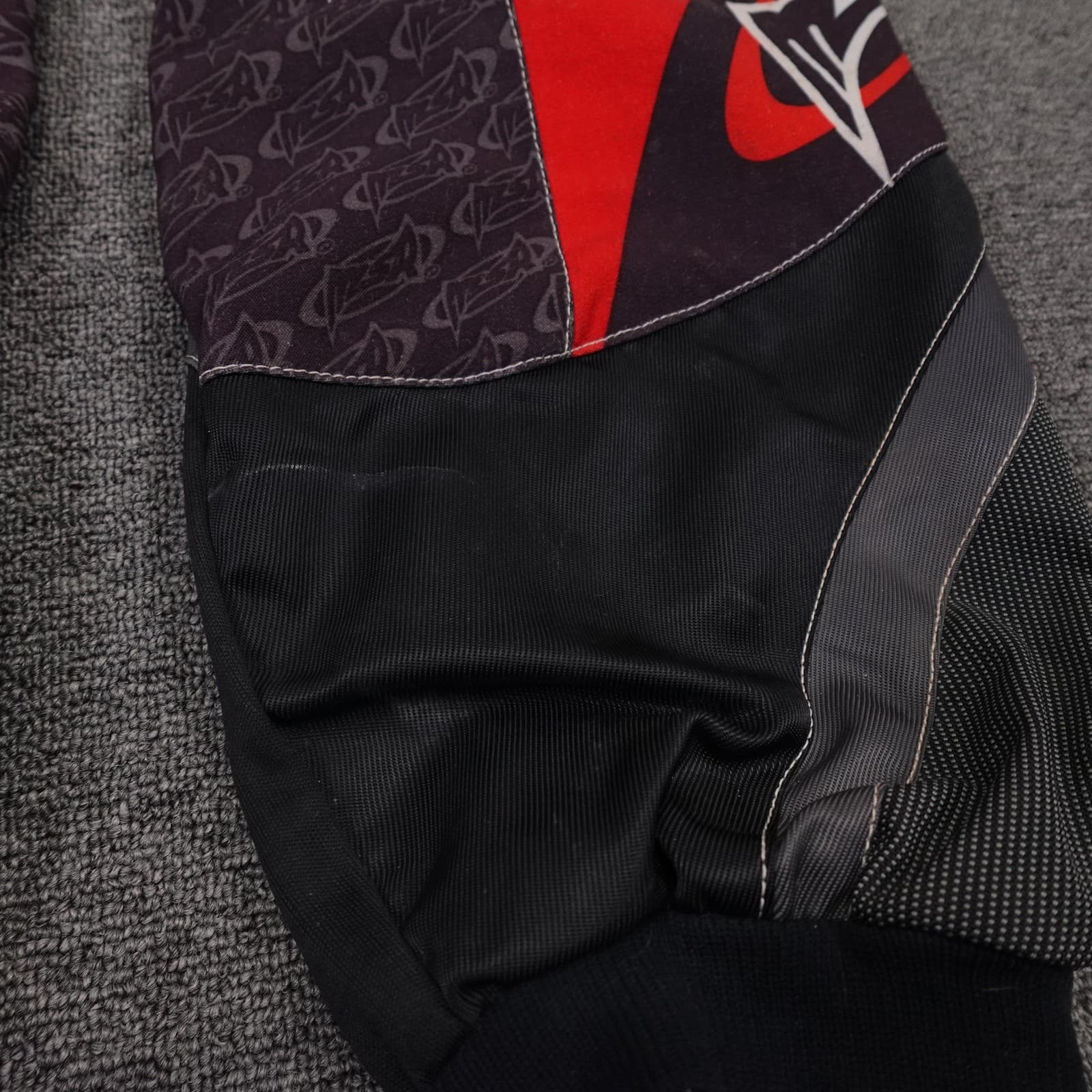 Vintage MS Racing Pants Mens 34x32 Red System 6 Motocross MX Padded Race Riding - Thumbnail 3