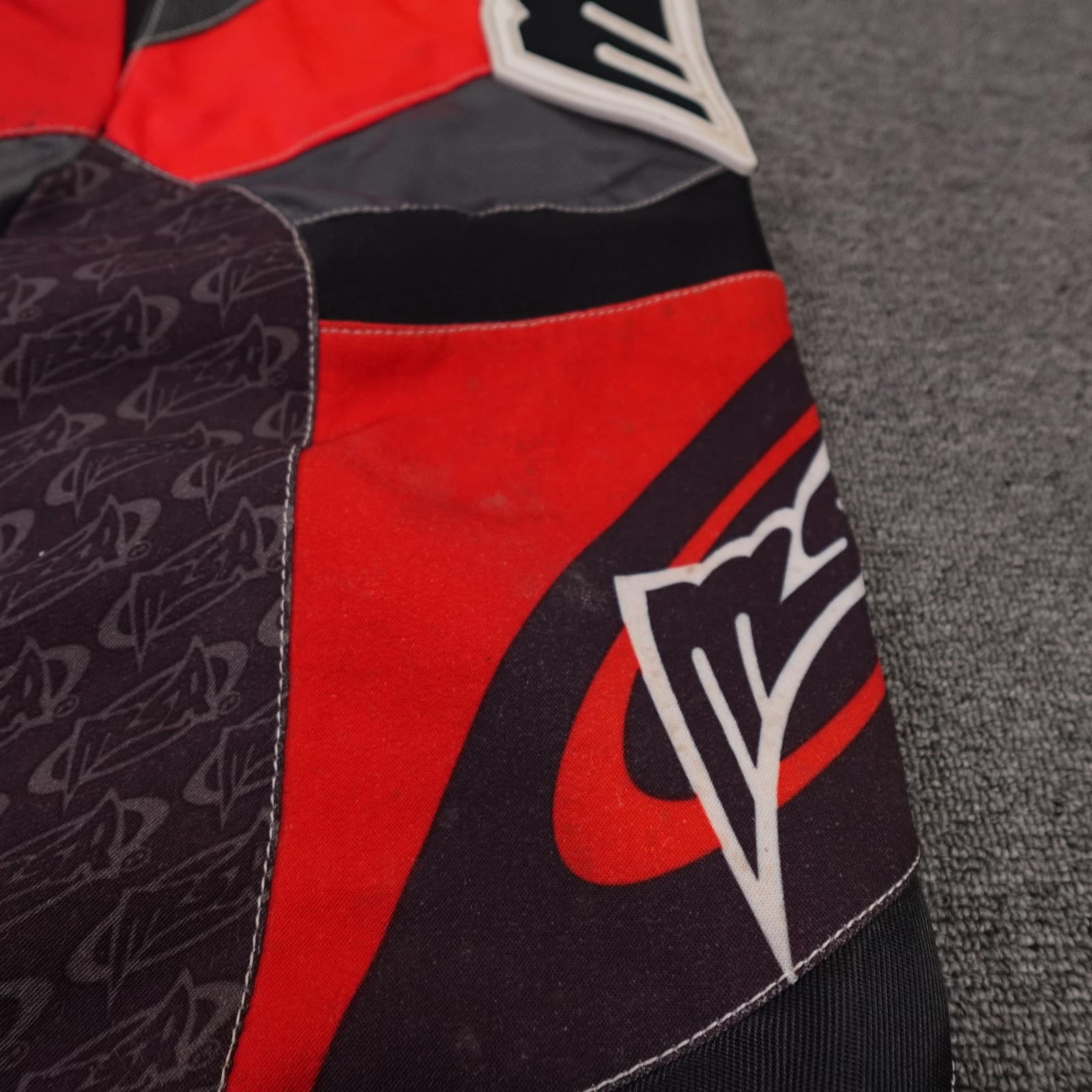 Vintage MS Racing Pants Mens 34x32 Red System 6 Motocross MX Padded Race Riding - Thumbnail 4
