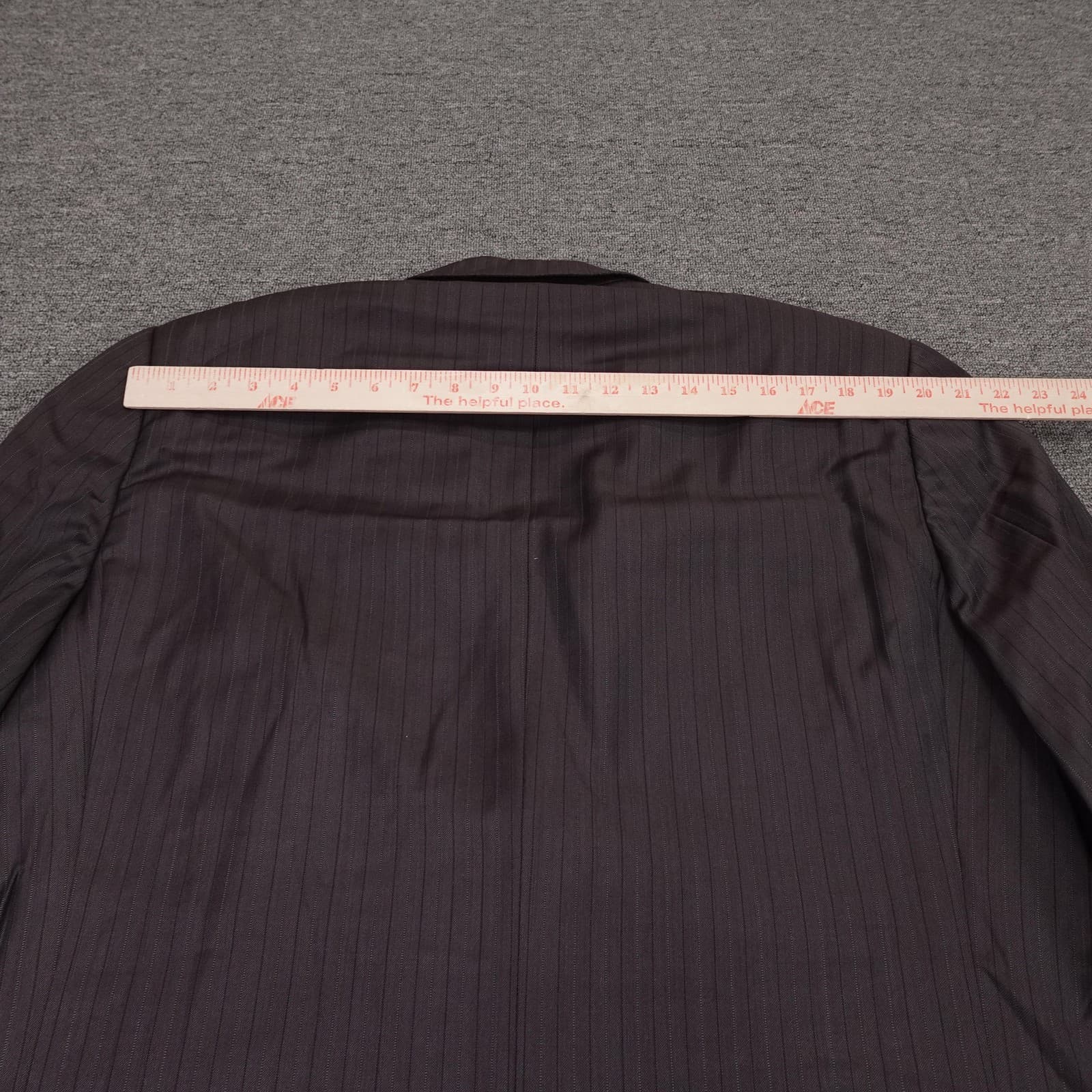 Ermenegildo Zegna Suit Jacket Mens 58L Brown Striped Trofeo Wool 3 Button - Thumbnail 11