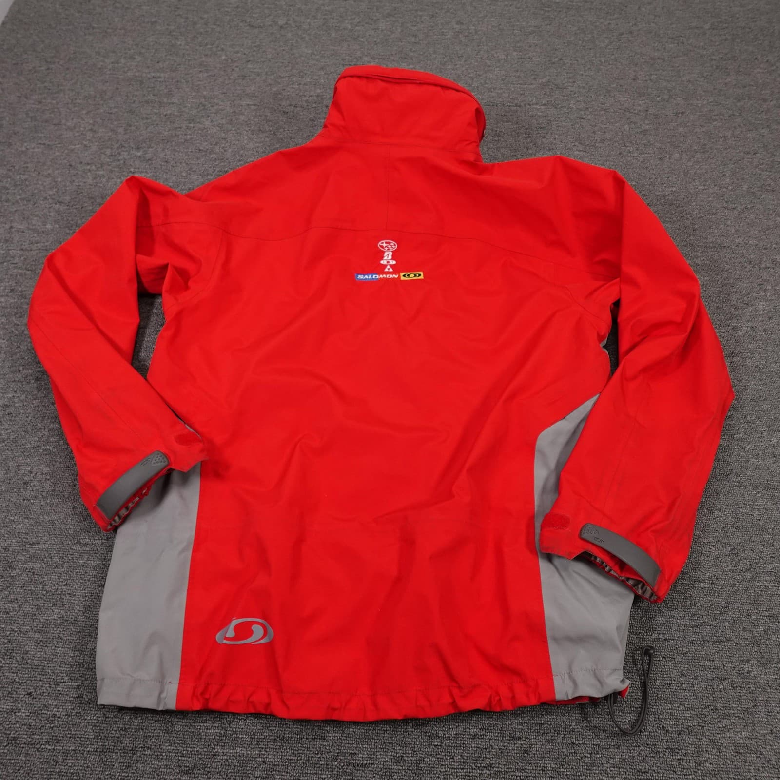 Vintage Salomon Jacket Mens Medium Red Gray Gore-Tex Ski Waterproof Y2K - Thumbnail 16