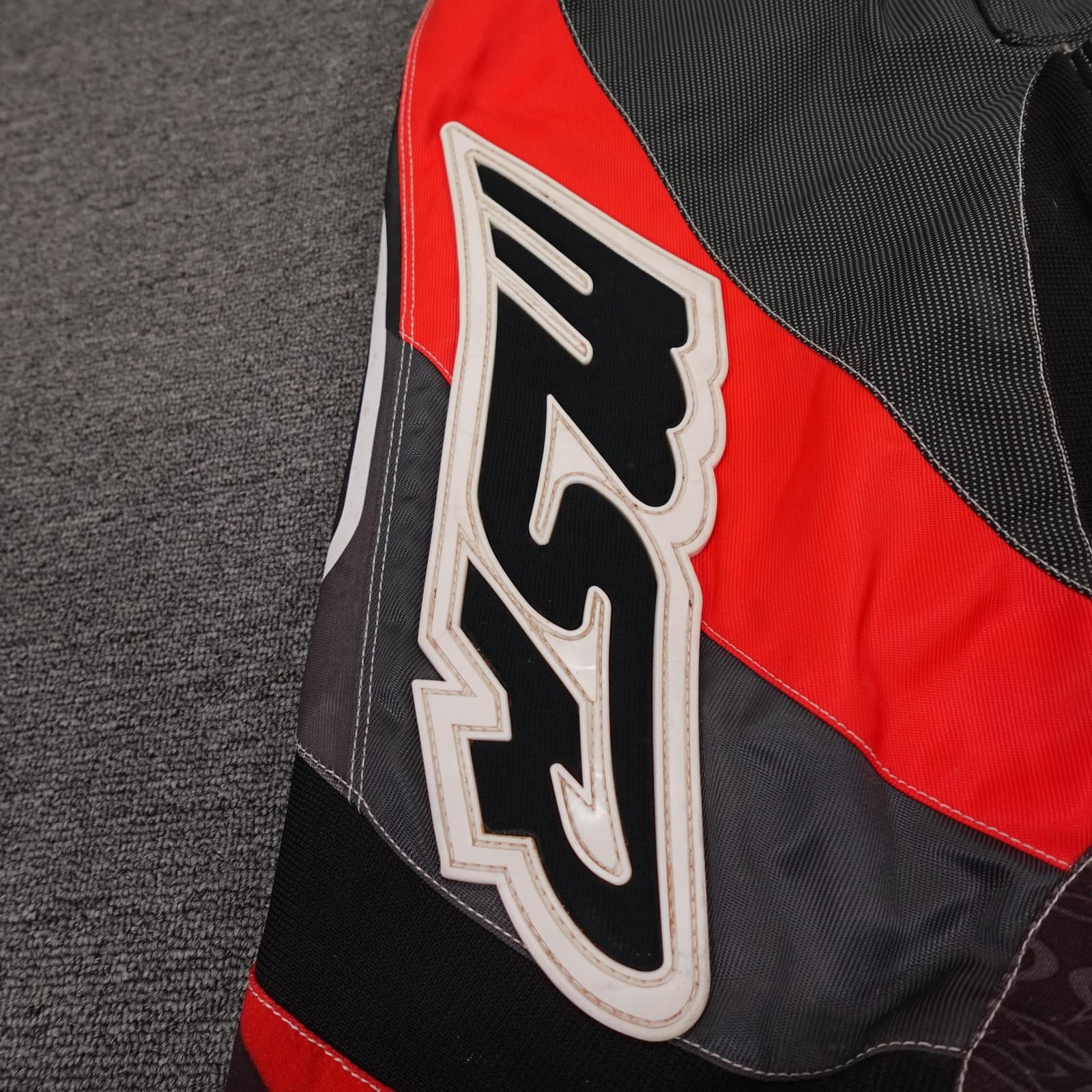 Vintage MS Racing Pants Mens 34x32 Red System 6 Motocross MX Padded Race Riding - Thumbnail 6