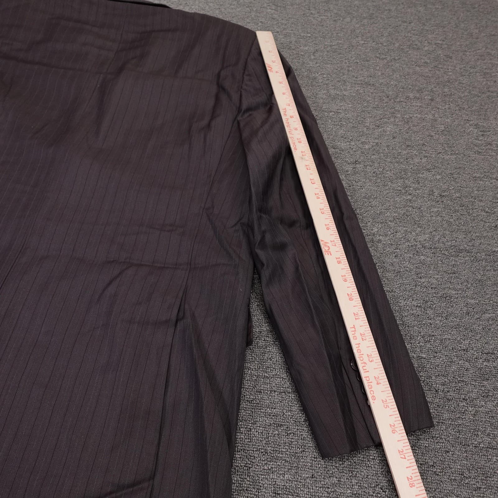 Ermenegildo Zegna Suit Jacket Mens 58L Brown Striped Trofeo Wool 3 Button - Thumbnail 12