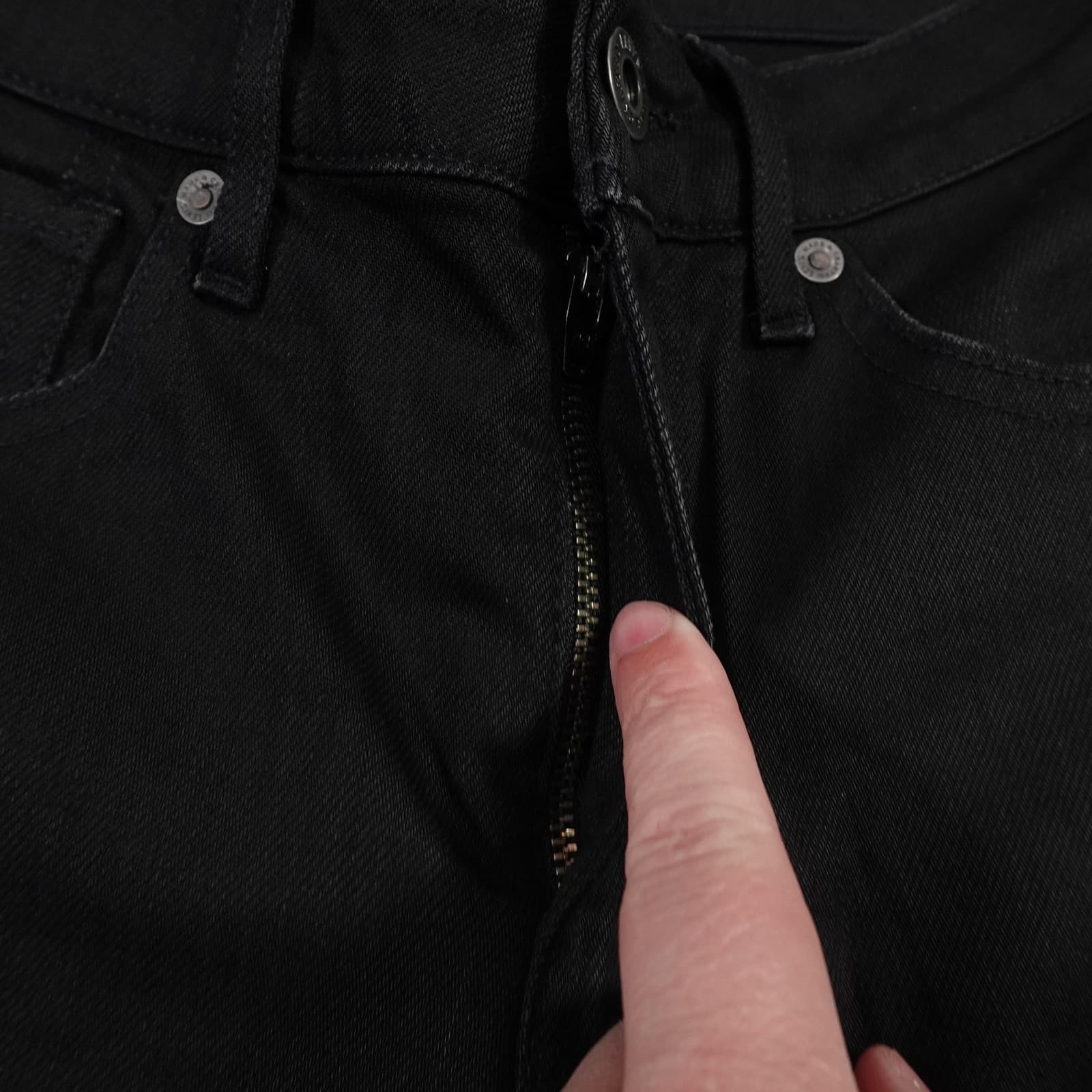 Levis Jeans Womens 24x32 Black 721 Made & Crafted High Rise Skinny Stretch Denim - Thumbnail 3