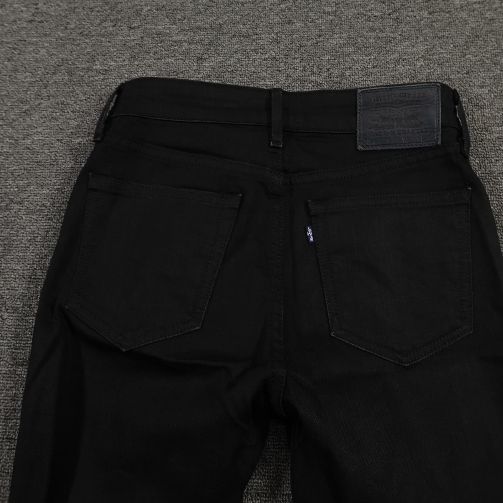 Levis Jeans Womens 24x32 Black 721 Made & Crafted High Rise Skinny Stretch Denim - Thumbnail 9