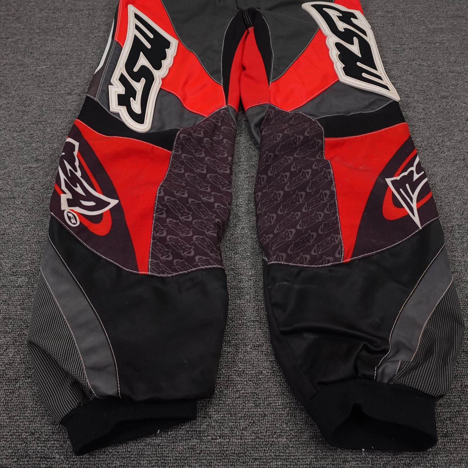 Vintage MS Racing Pants Mens 34x32 Red System 6 Motocross MX Padded Race Riding - Thumbnail 2