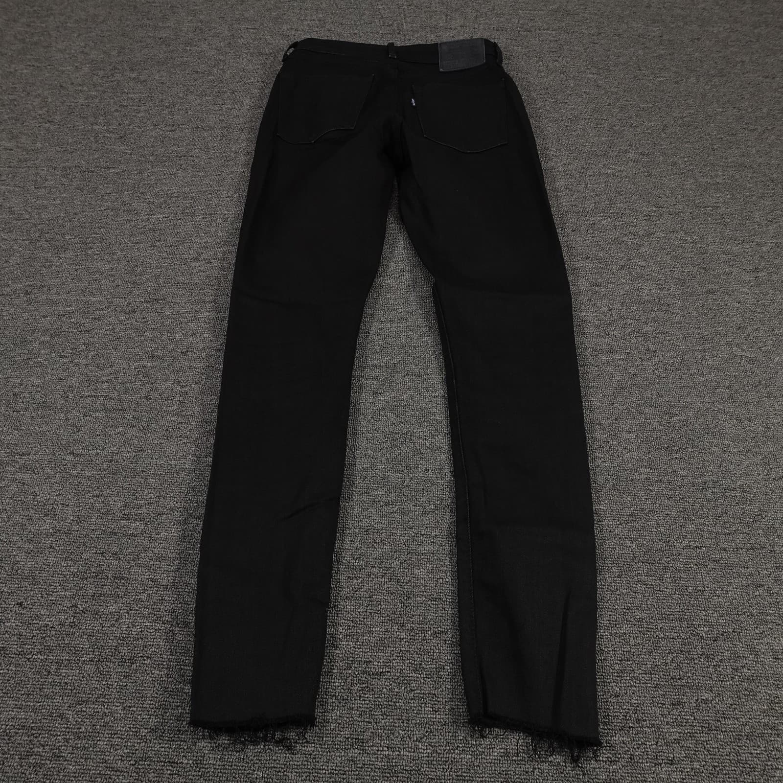 Levis Jeans Womens 24x32 Black 721 Made & Crafted High Rise Skinny Stretch Denim - Thumbnail 10