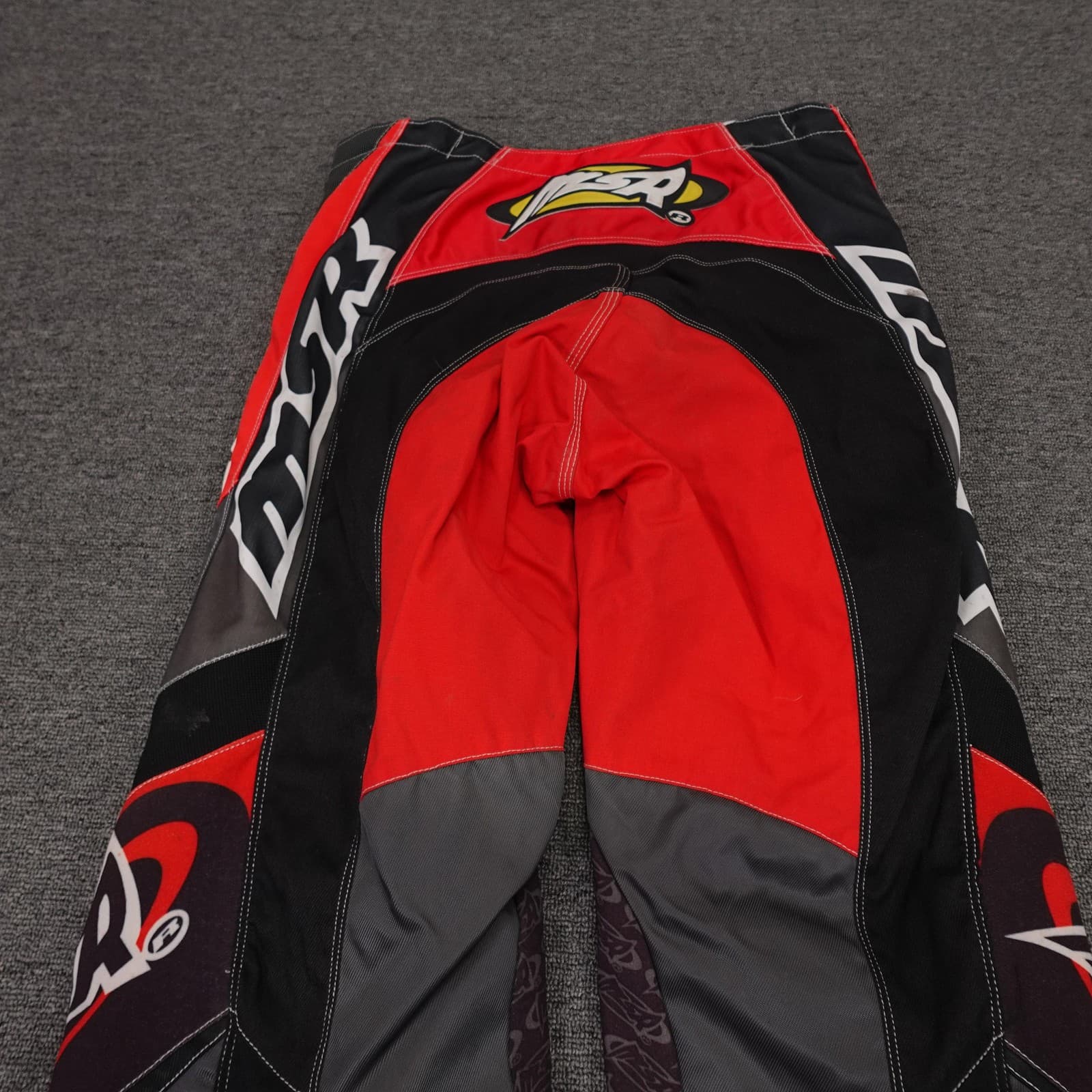 Vintage MS Racing Pants Mens 34x32 Red System 6 Motocross MX Padded Race Riding - Thumbnail 15
