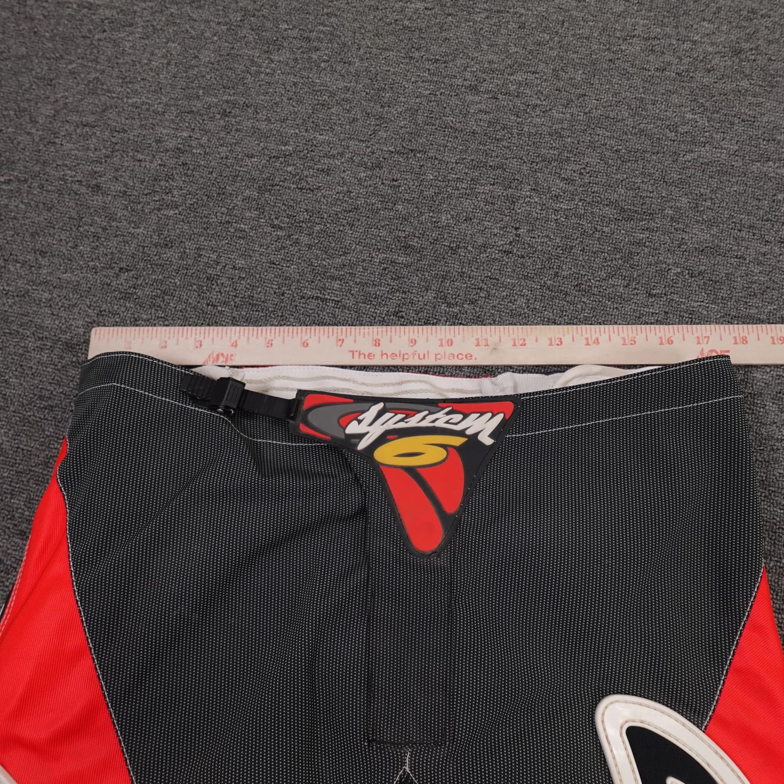 Vintage MS Racing Pants Mens 34x32 Red System 6 Motocross MX Padded Race Riding - Thumbnail 12