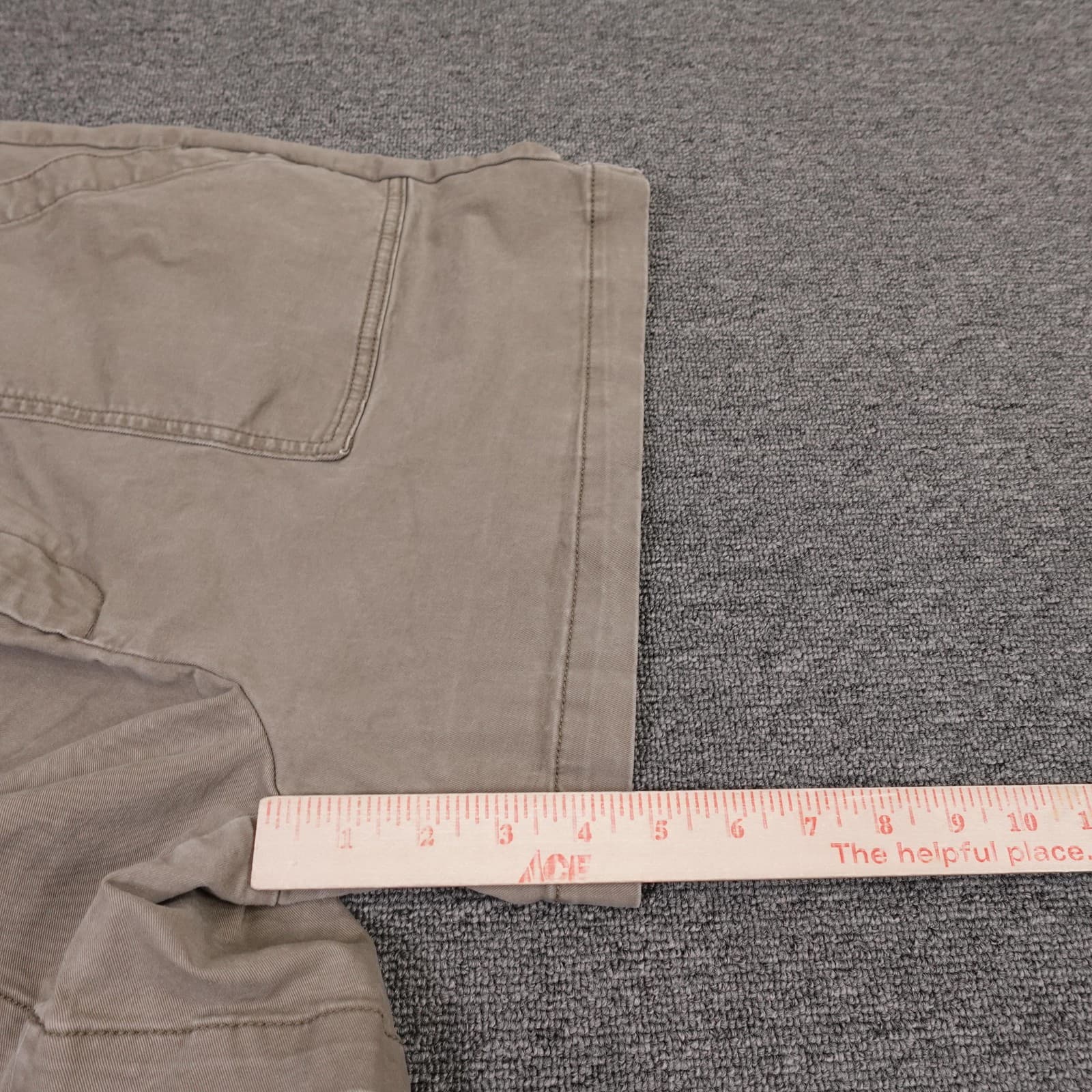 Banana Republic Shorts Womens 14 Beige Chino Twill Utility Pockets Casual Summer - Thumbnail 8