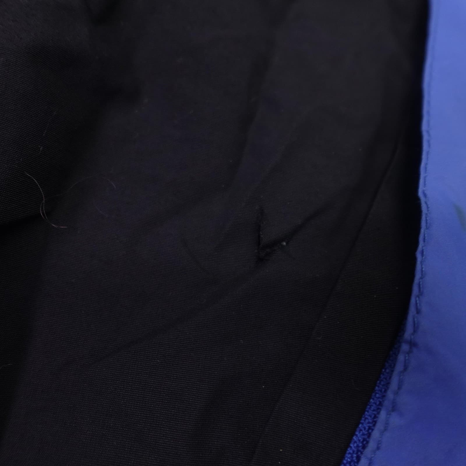 Vintage The North Face Jacket Shell Only Medium Blue Black Gore-Tex Ski Hood 90s - Thumbnail 6