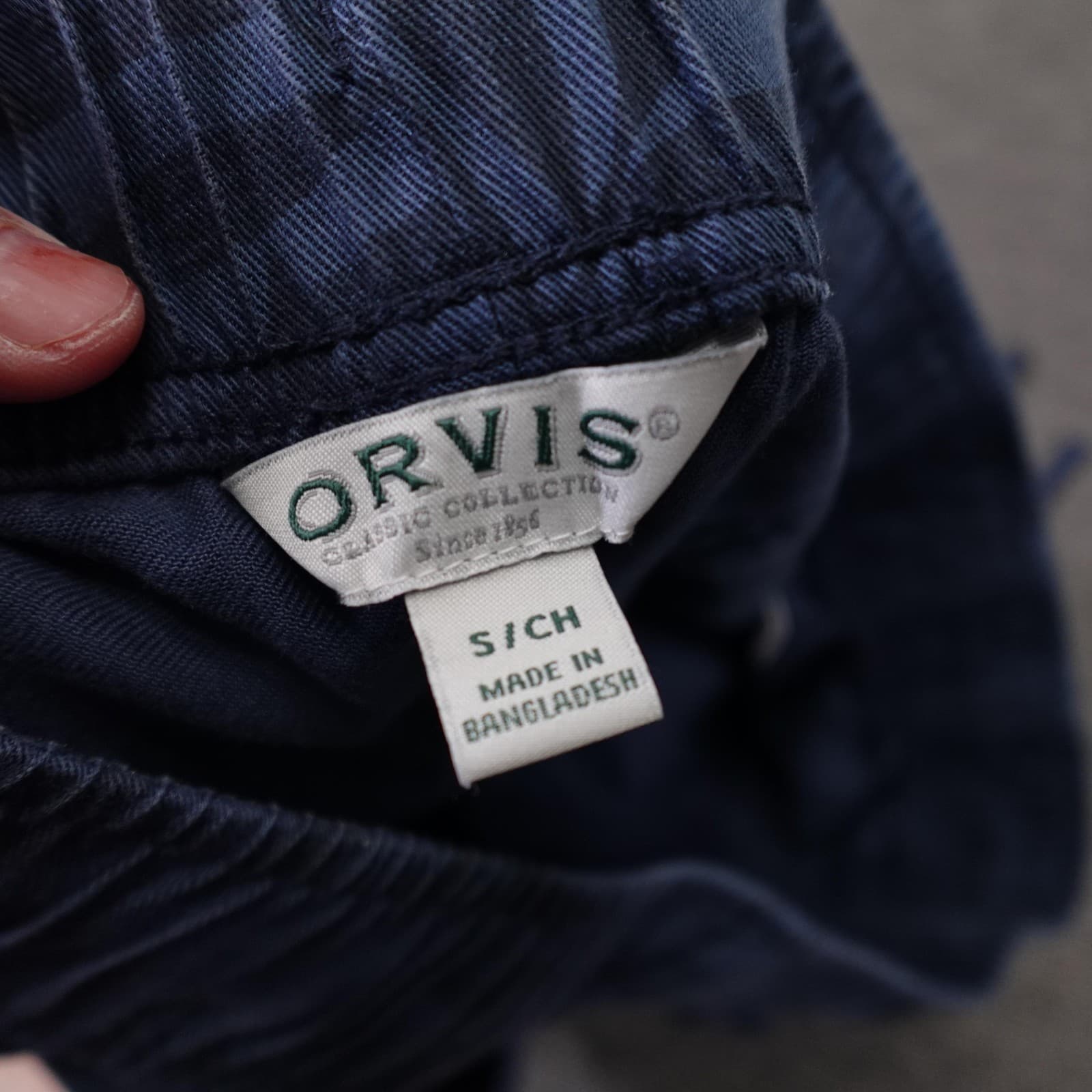 Orvis Pants Womens Small Blue Lyocell Jogger Elastic Waist Cuffed Tropical - Thumbnail 4