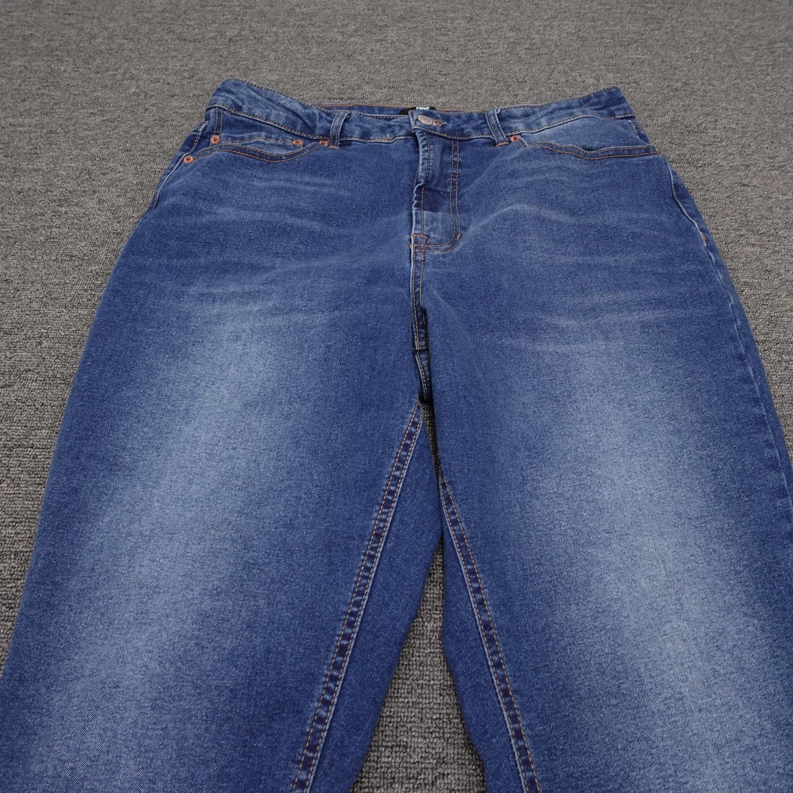 Frye Jeans Womens 12/31 Blue Medium Wash Mid Rise Straight Stretch 32x31 Denim - Thumbnail 2