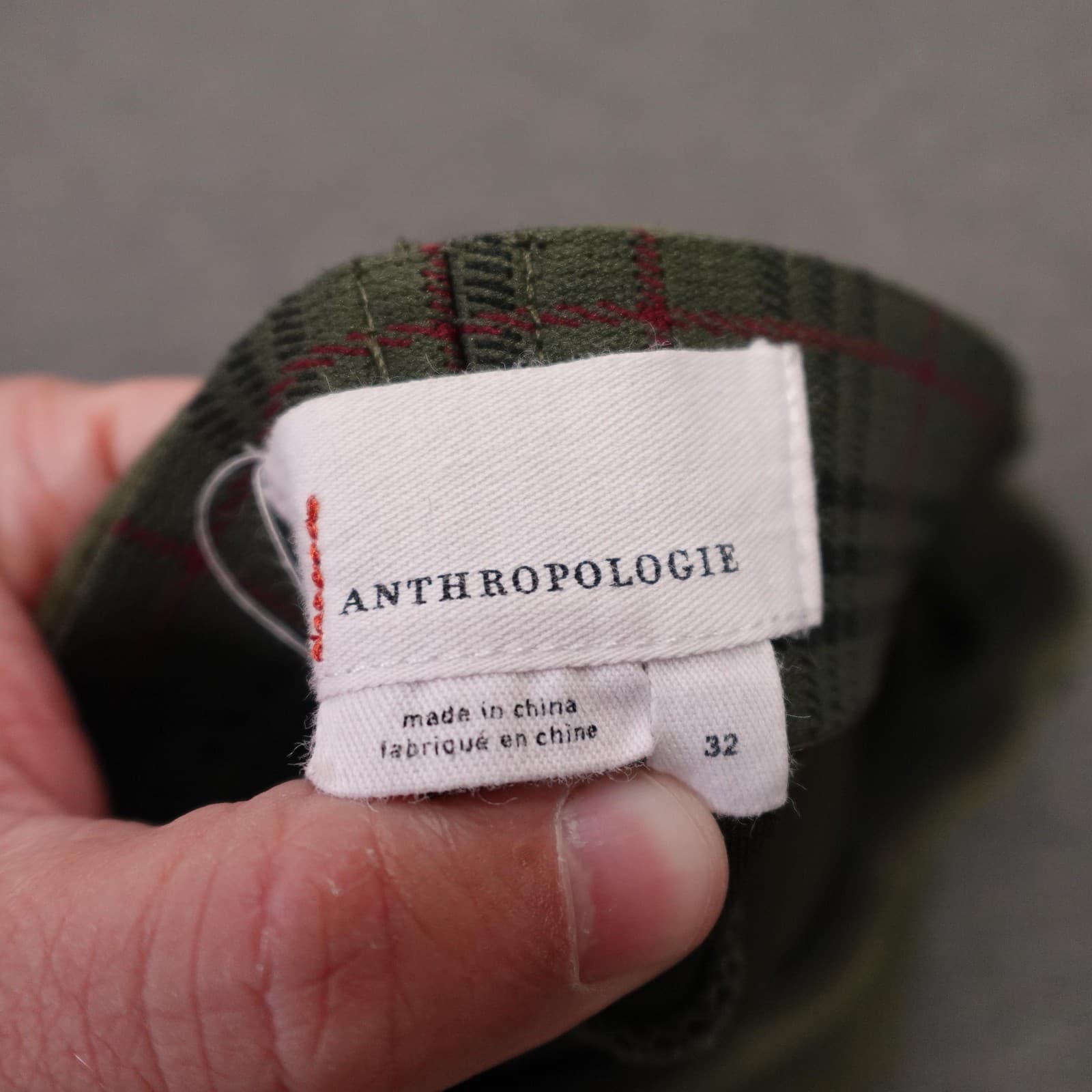 Anthropologie Pants Womens 32 Green Ankle Zip Hem Knit Stretch Casual Pants - Thumbnail 5