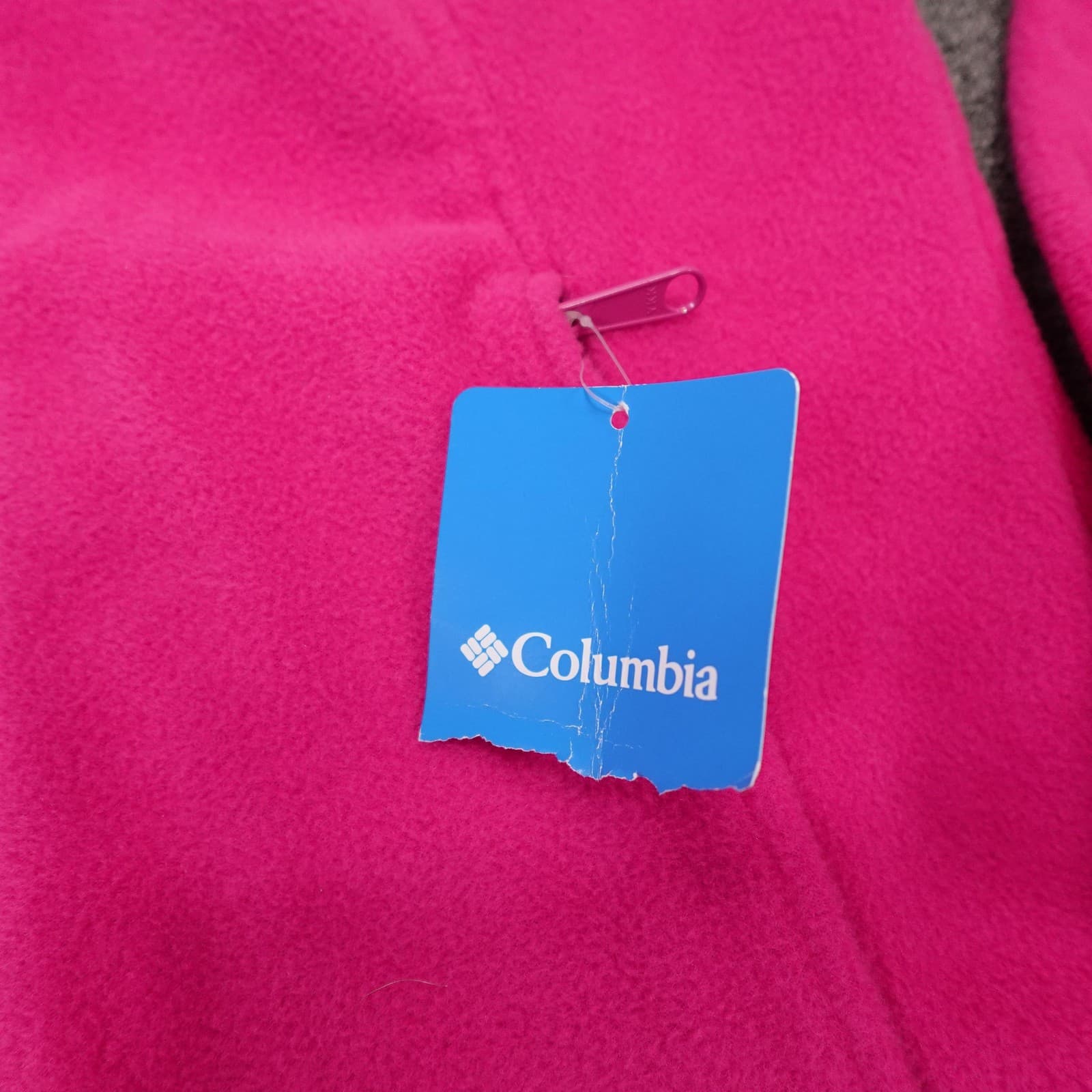 Columbia Benton Springs Jacket Womens Small Pink Fleece Full Zip Pockets Warm - Thumbnail 3