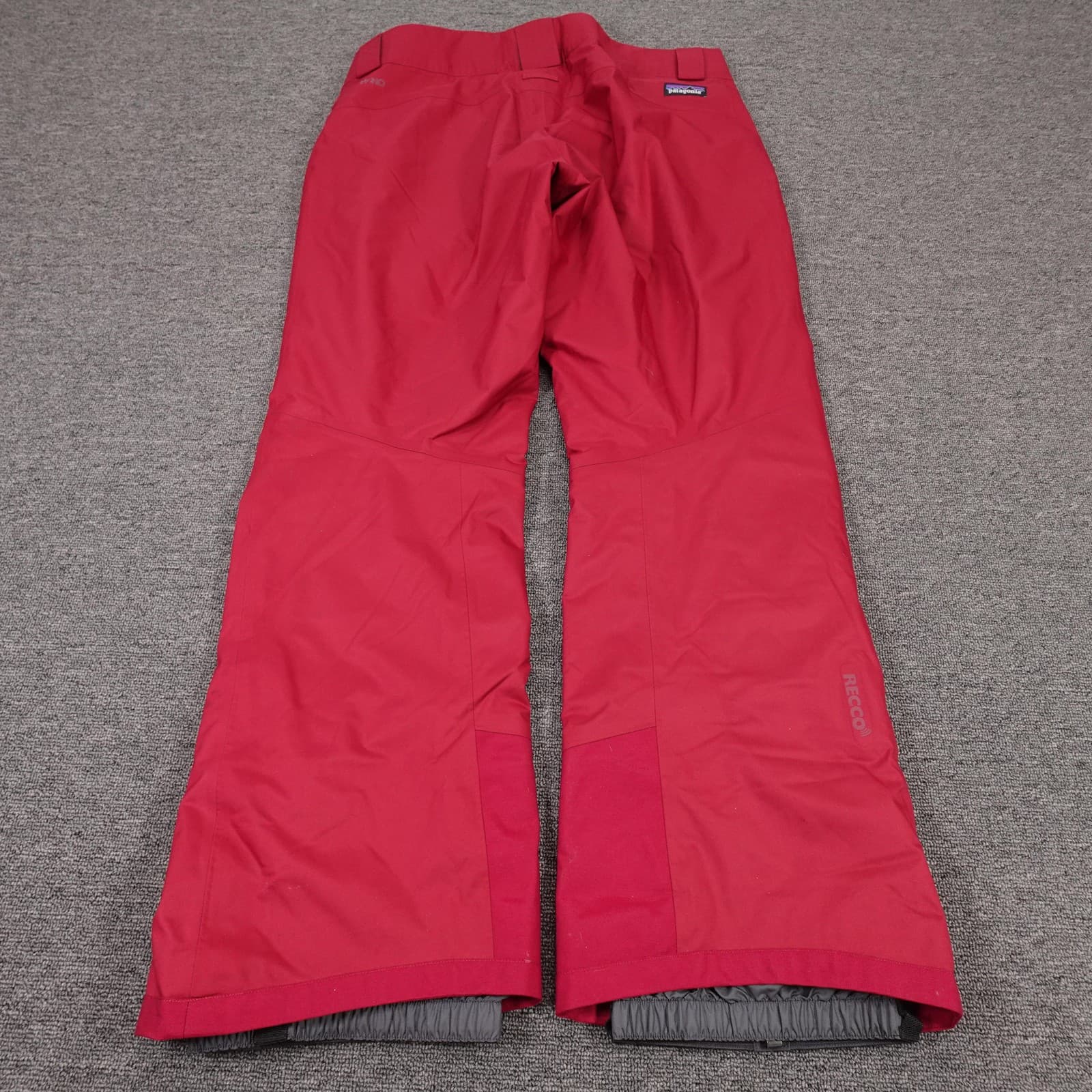 Patagonia Snow Pants Womens Large Red Snowbelle Insulated H2No RECCO Ski Shell - Thumbnail 4
